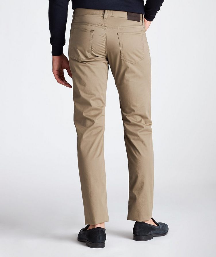 Slim Fit Stretch-Cotton Pants image 2
