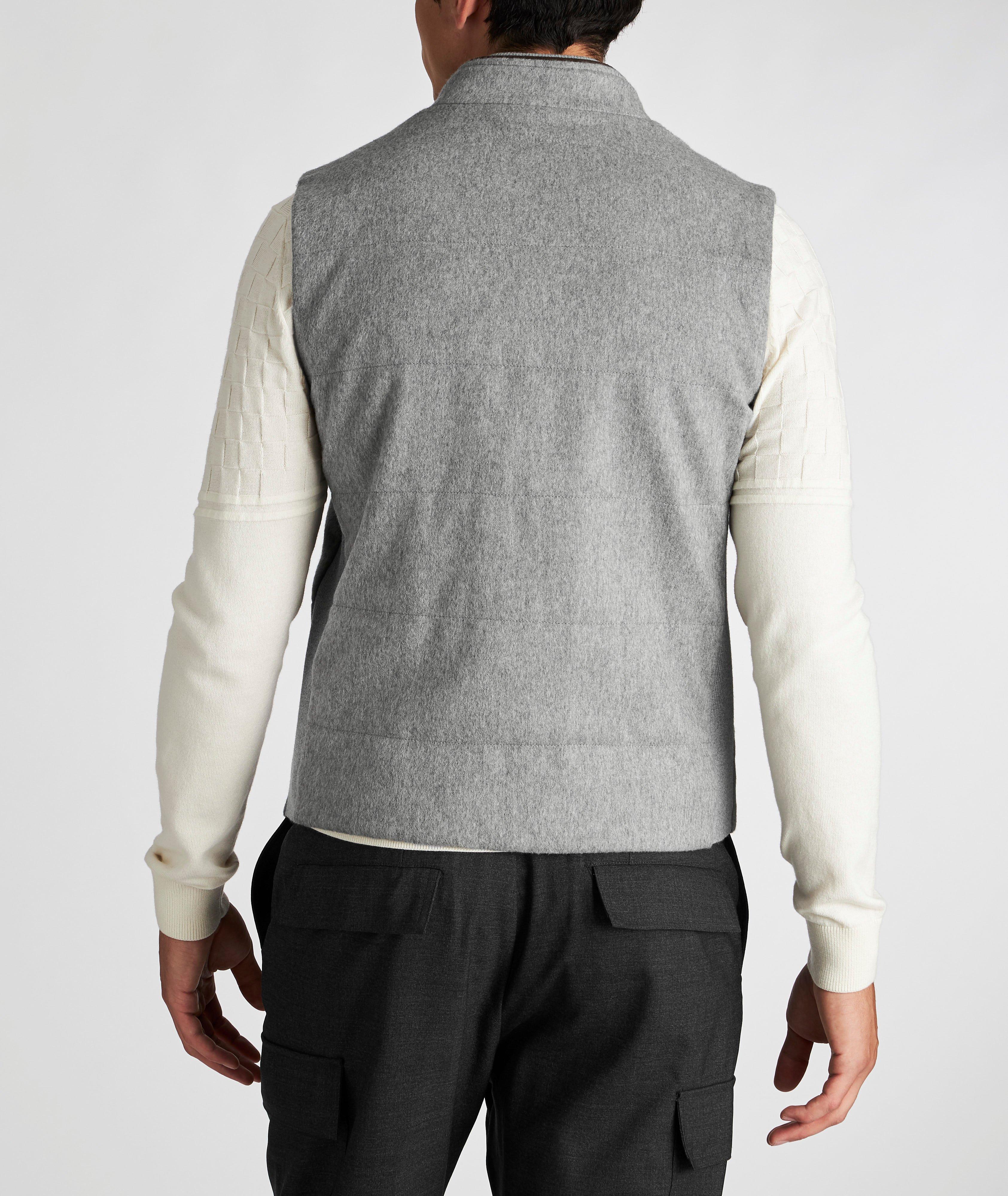 Zip-Up Cashmere Vest image 2