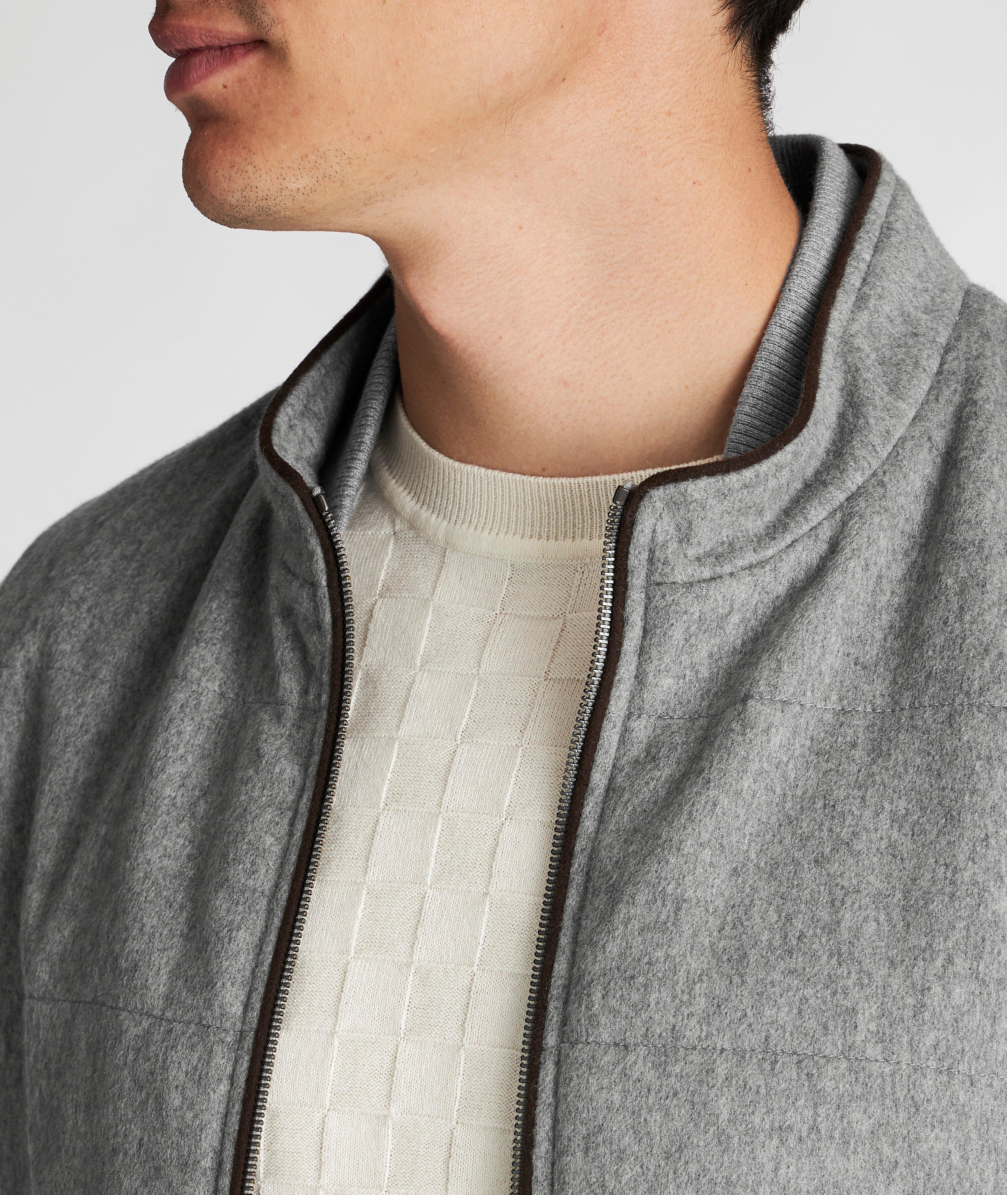 Zip-Up Cashmere Vest image 3