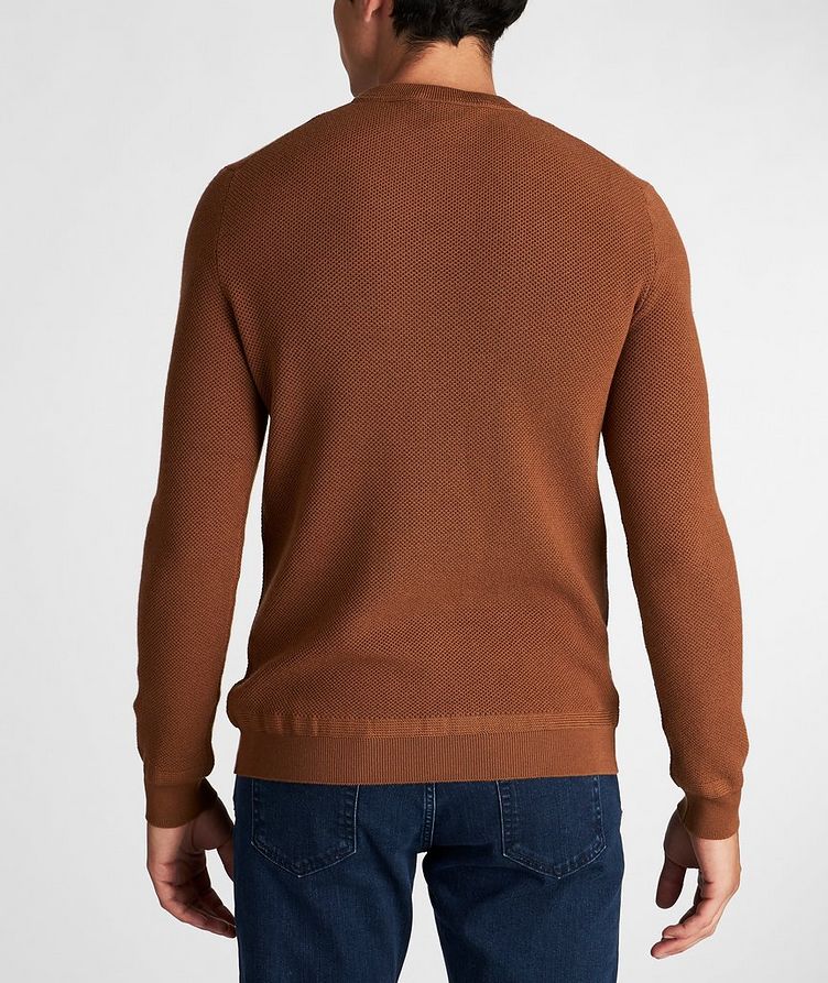 Waffle-Knit Wool-Cashmere Sweater image 2