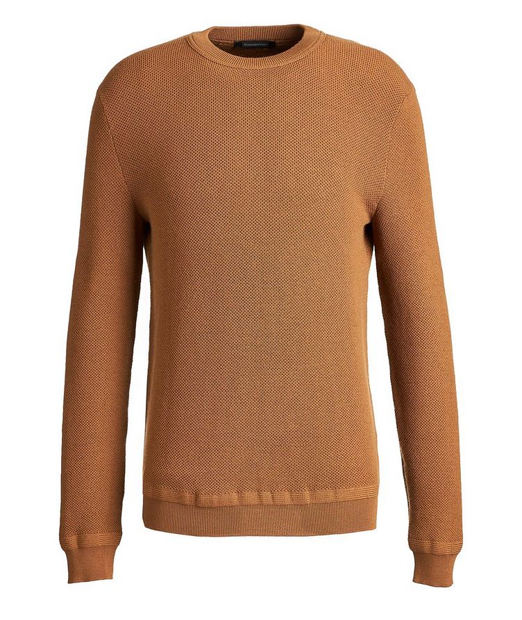 Waffle-Knit Wool-Cashmere Sweater image 0