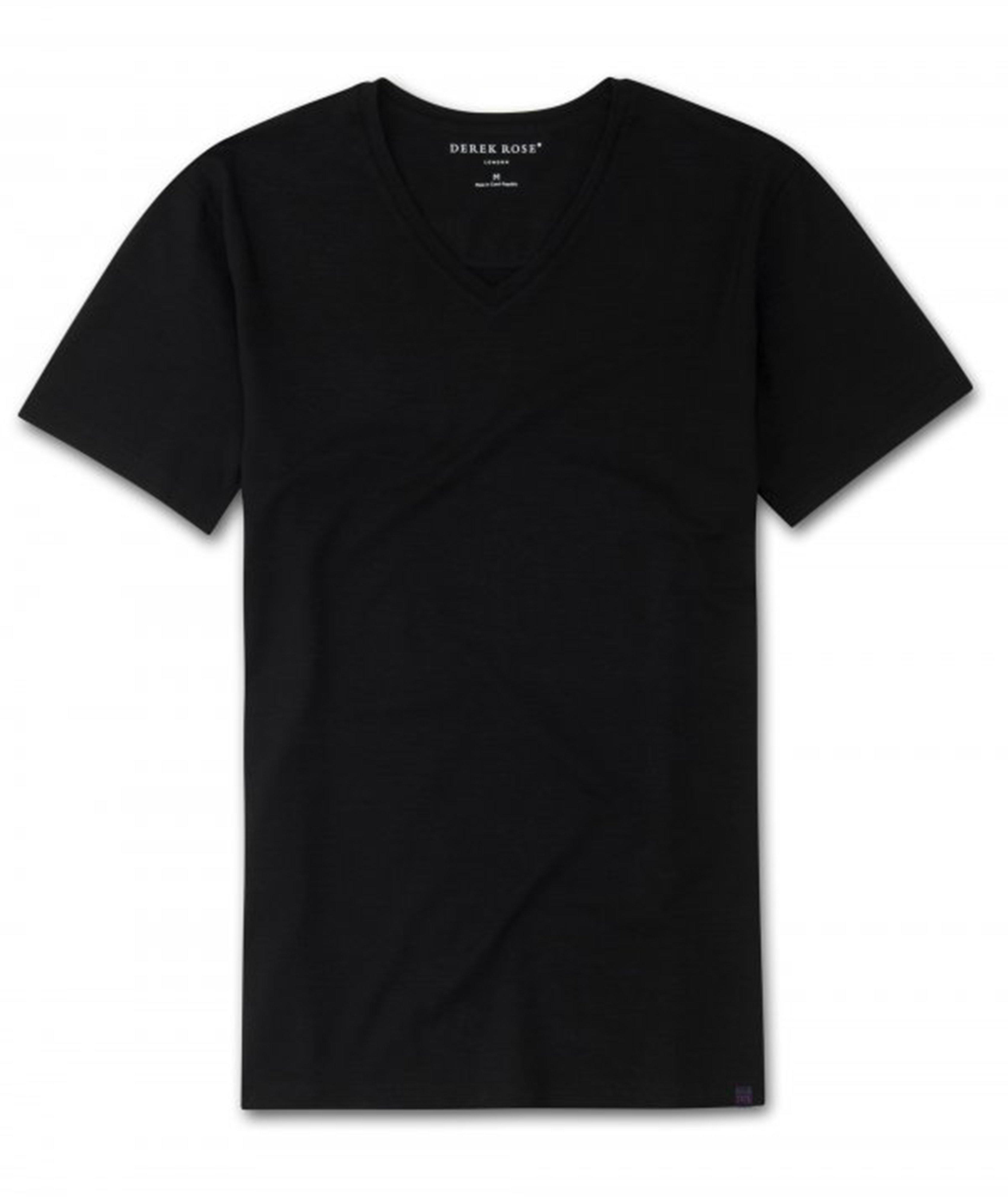 T-shirt en coton à encolure en V, collection Resort image 0