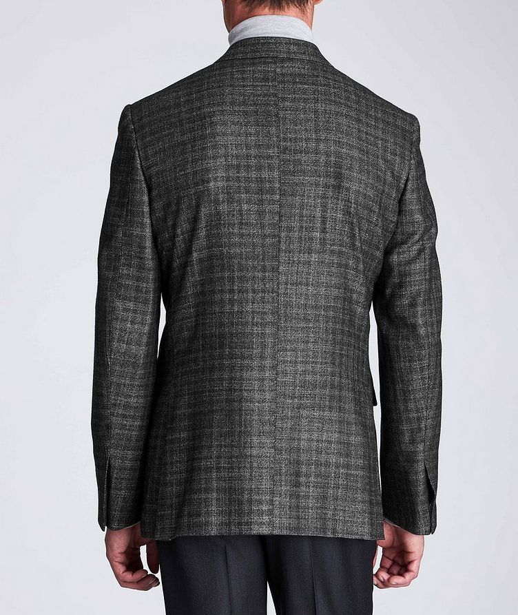 Couture Checked Cashmere-Silk Sports Jacket image 2