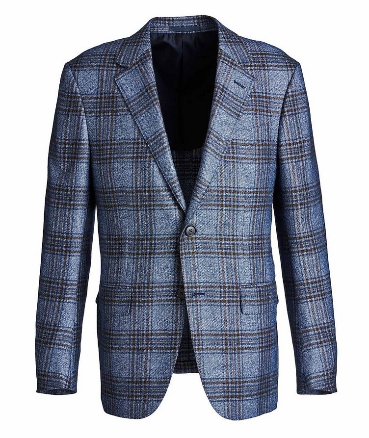 Milano Easy Checked Silk-Cashmere Sports Jacket image 0