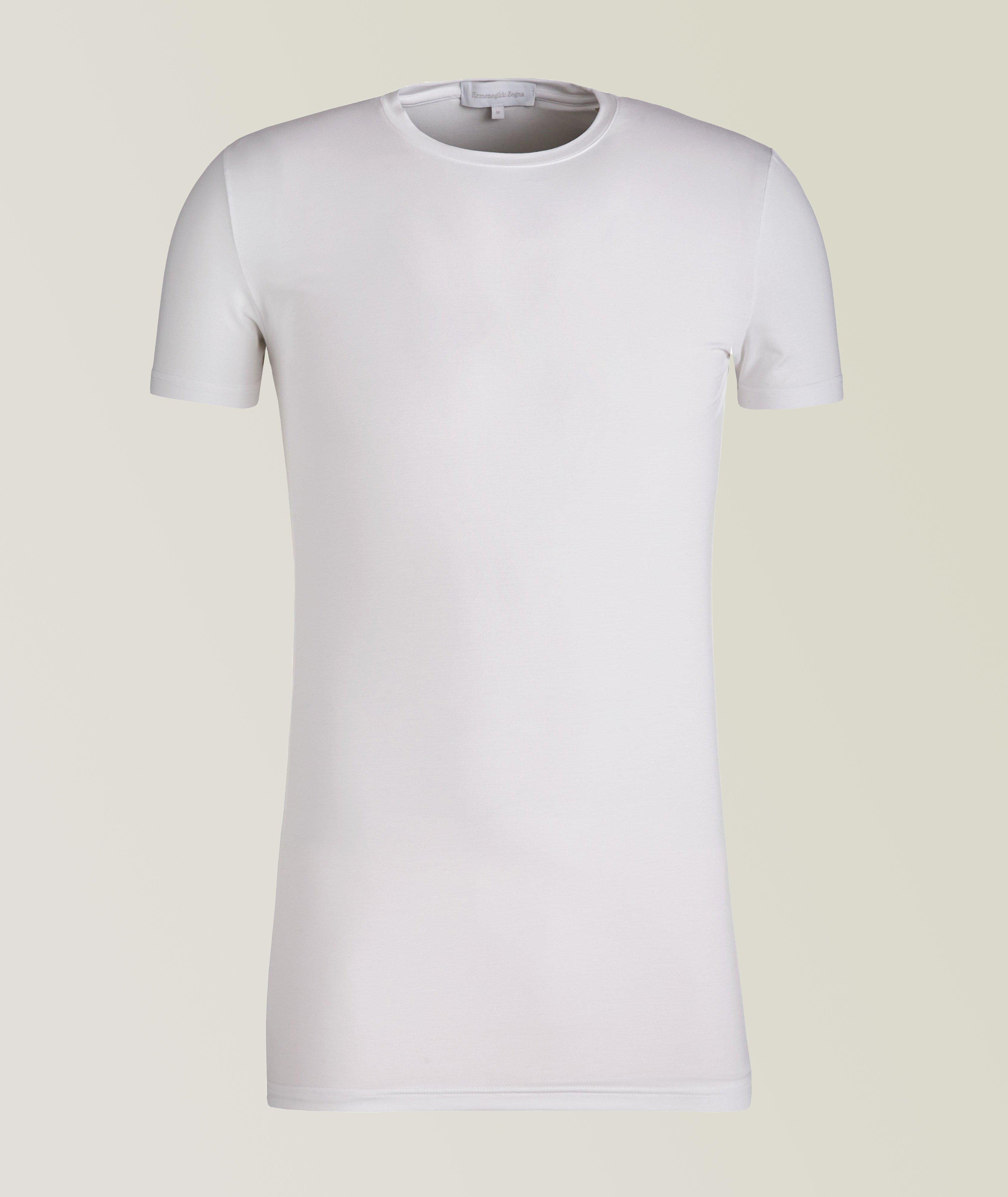 Stretch-Modal Crewneck T-Shirt image 0