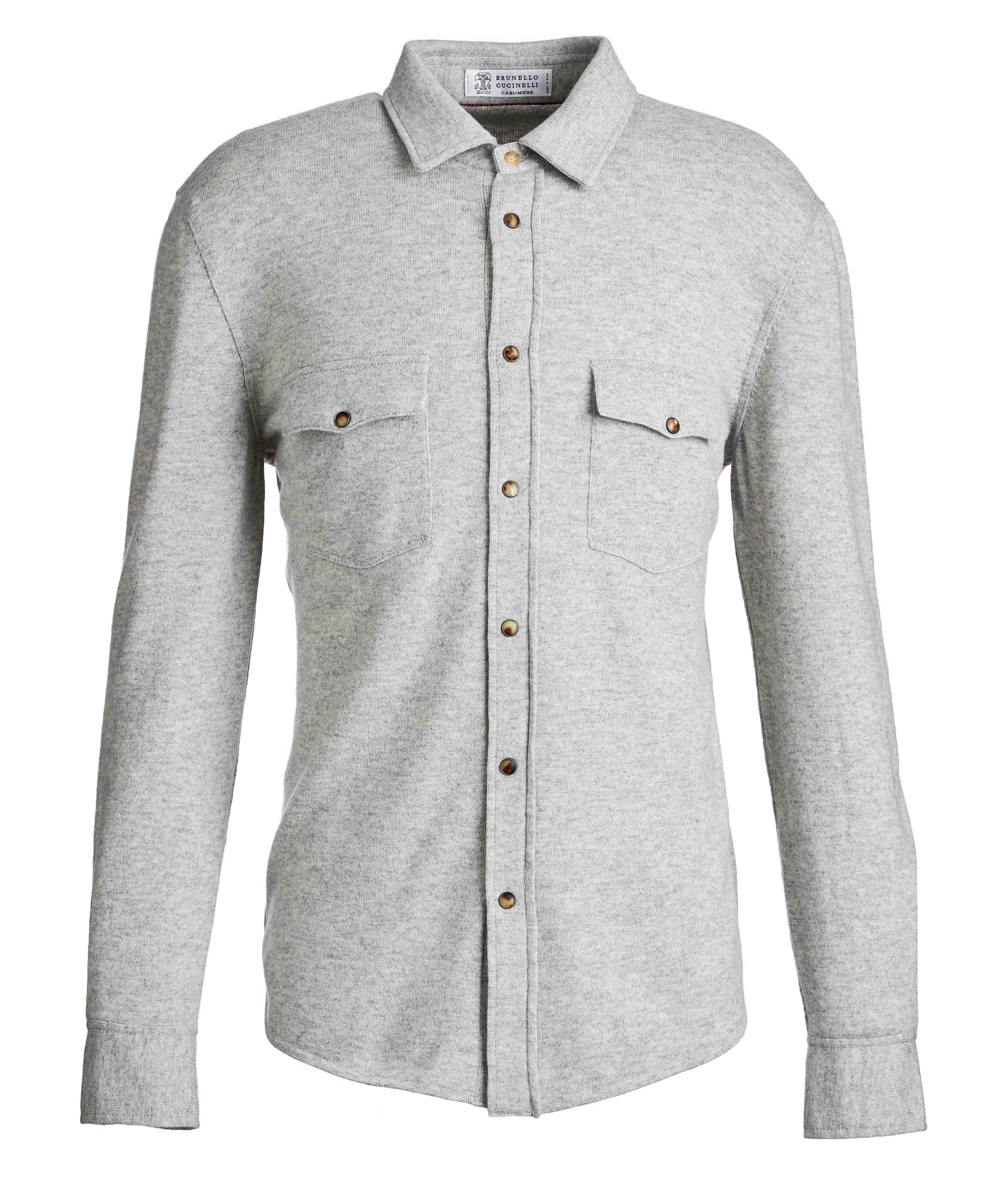 Wool, Cashmere, and Silk Shirt Jacket image 0
