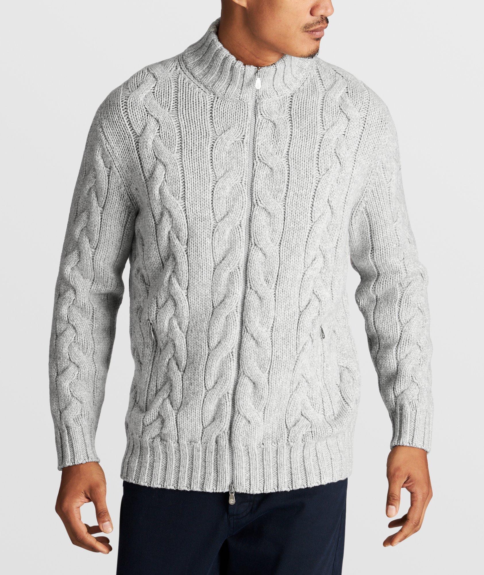 Cable-Knit Cashmere Sweater image 1