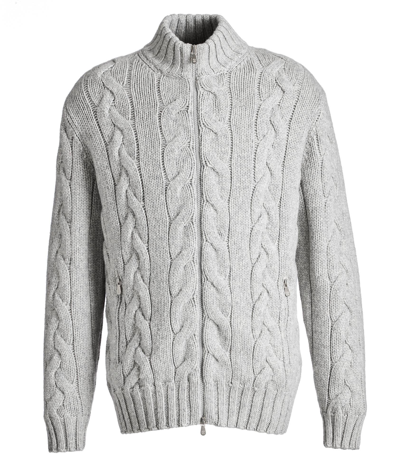 Cable-Knit Cashmere Sweater image 0