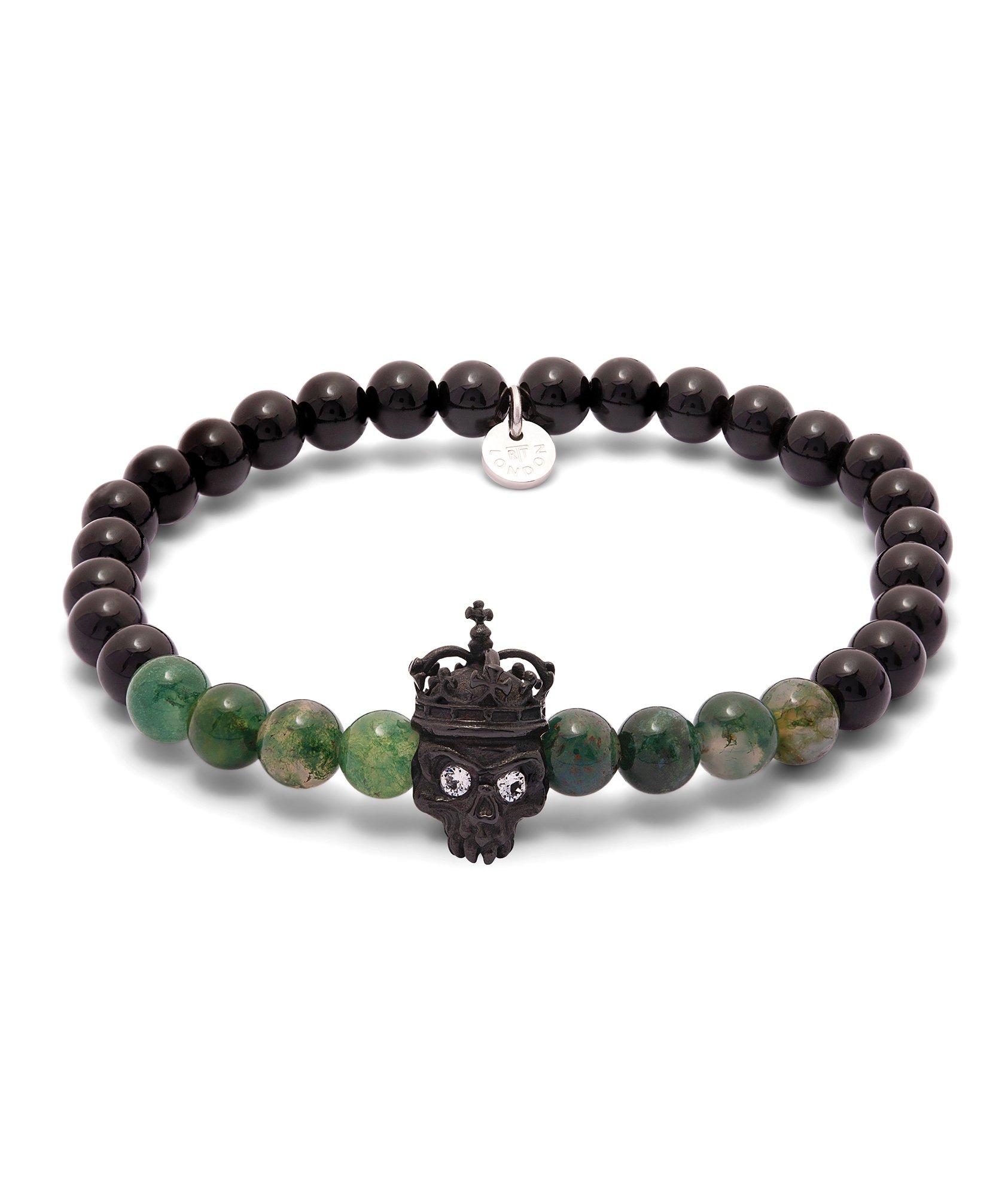 King Skull Beaded Bracelet image 0