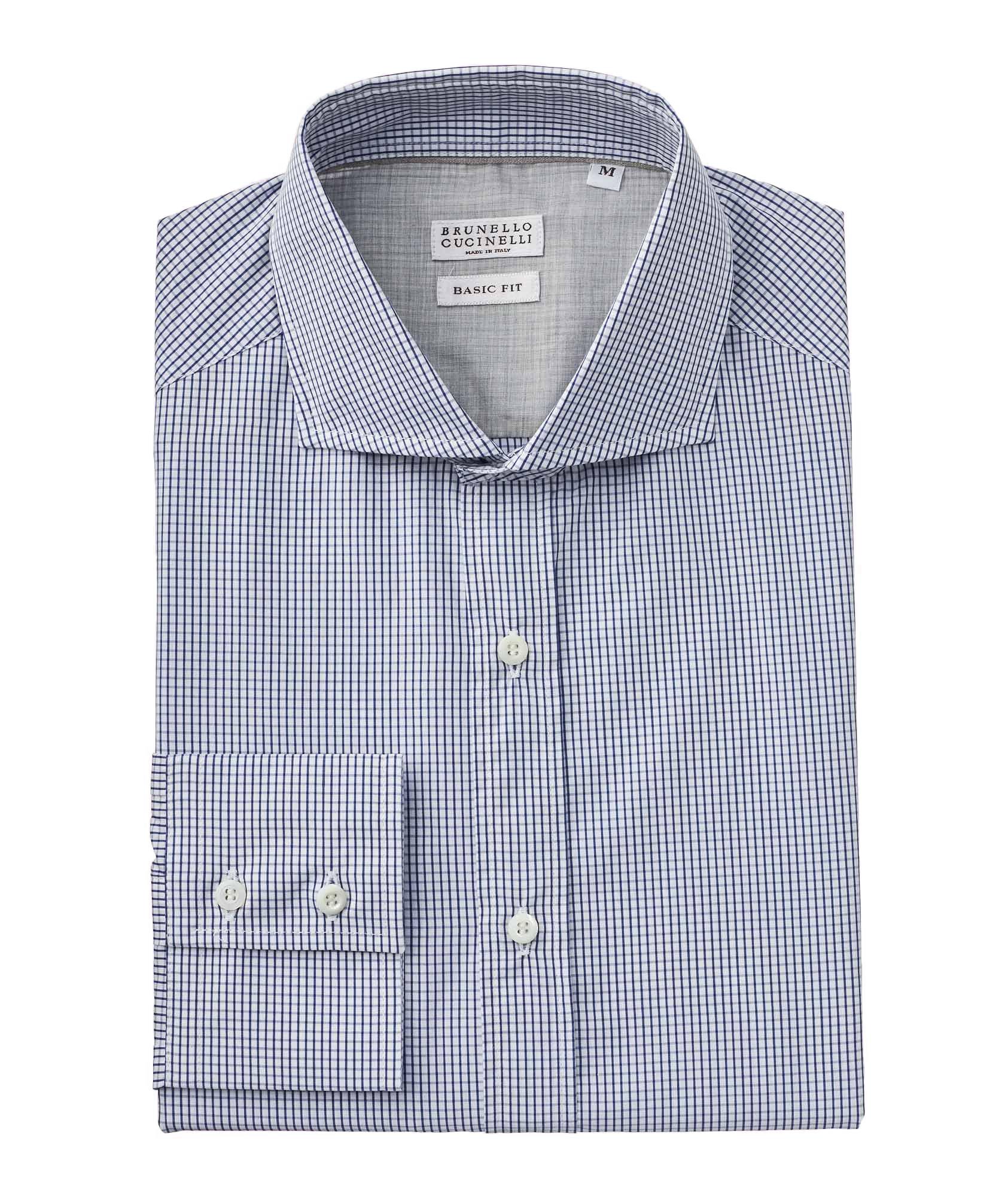 Micro-Grid Cotton Shirt image 0