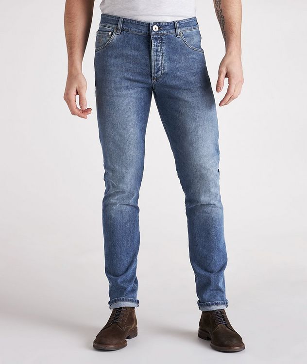Skinny Fit Stretch-Cotton Jeans picture 2