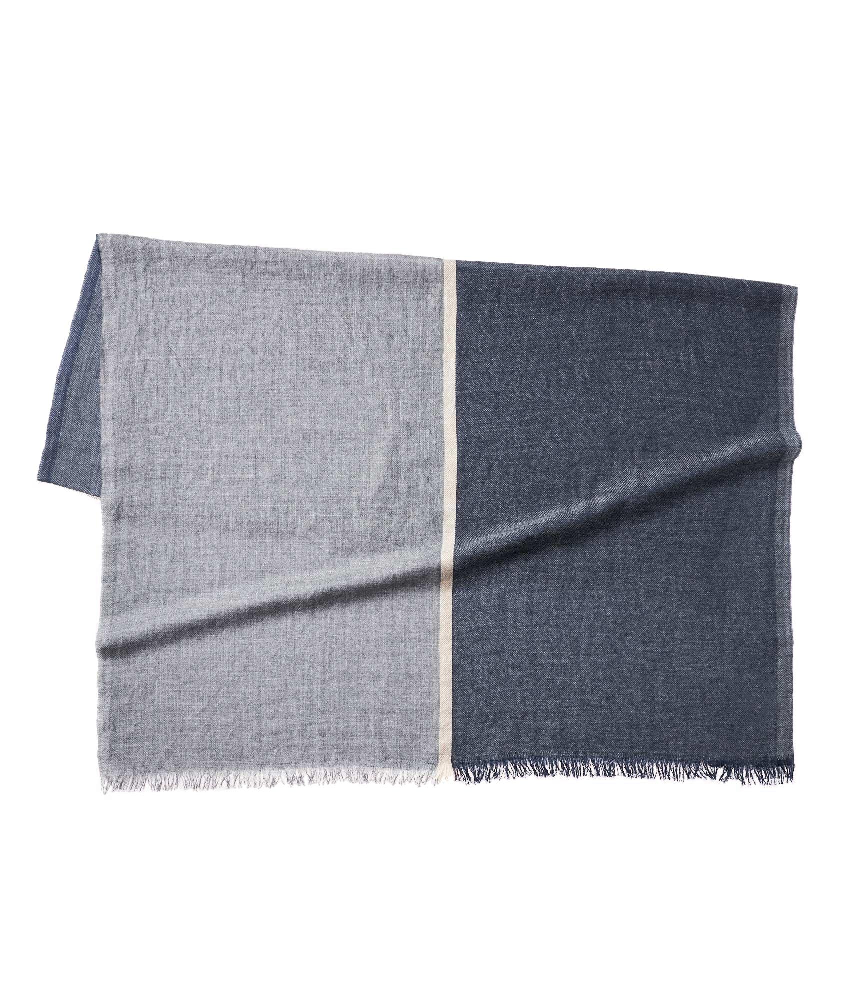 Striped Cashmere-Silk Scarf image 0
