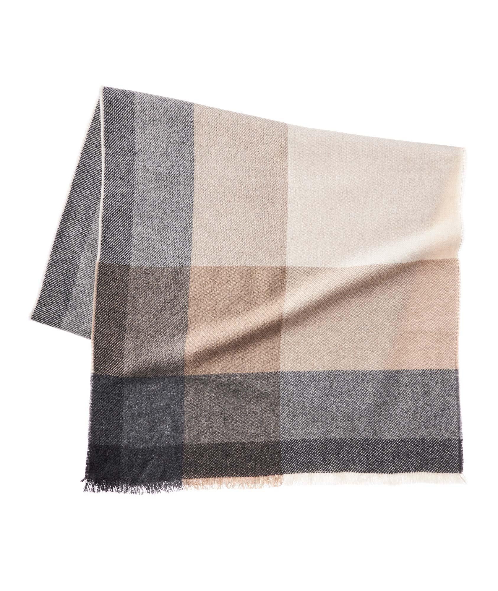 Checked Wool-Cashmere Scarf image 0