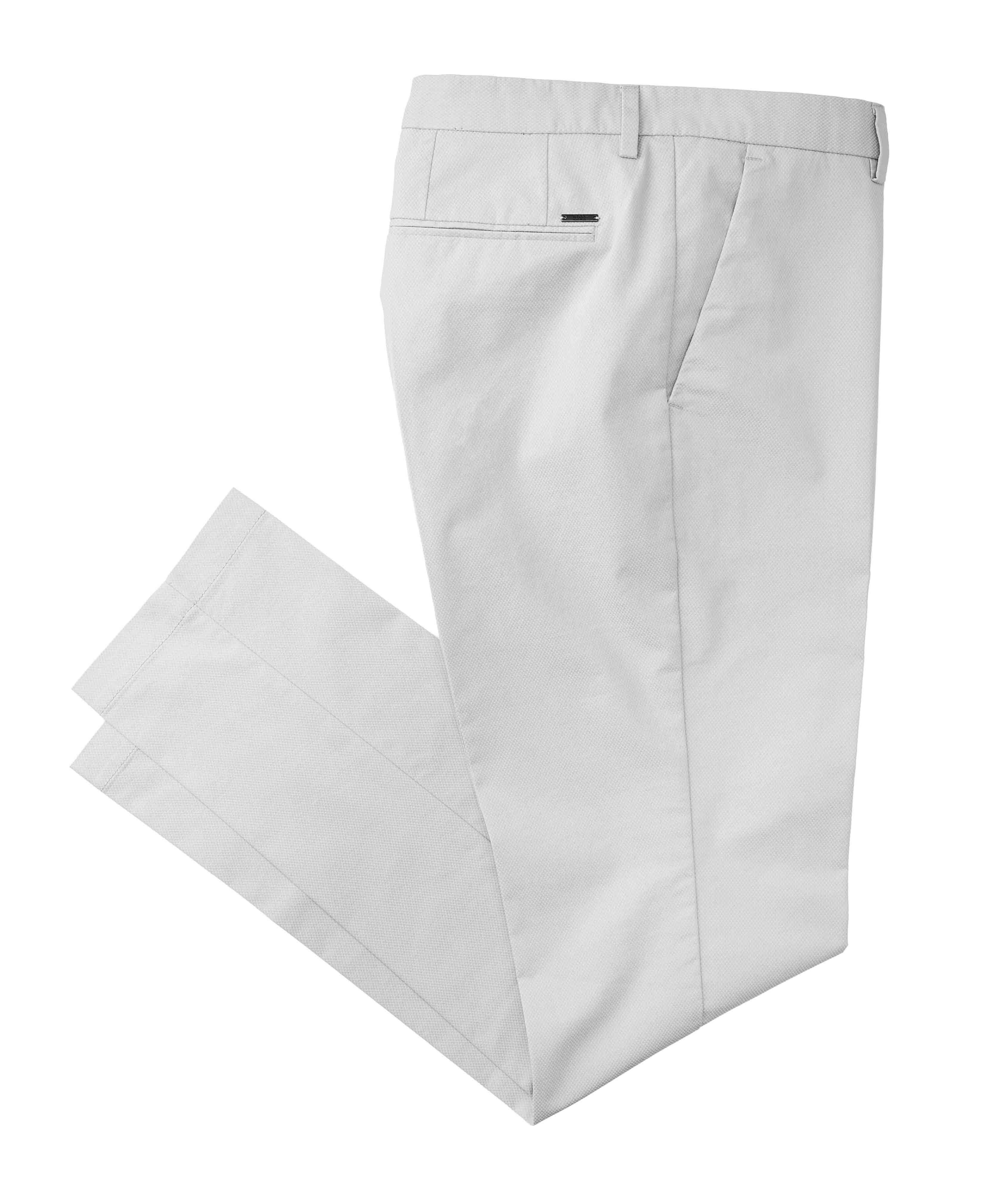 Pantalon en tissu extensible de coupe amincie image 0