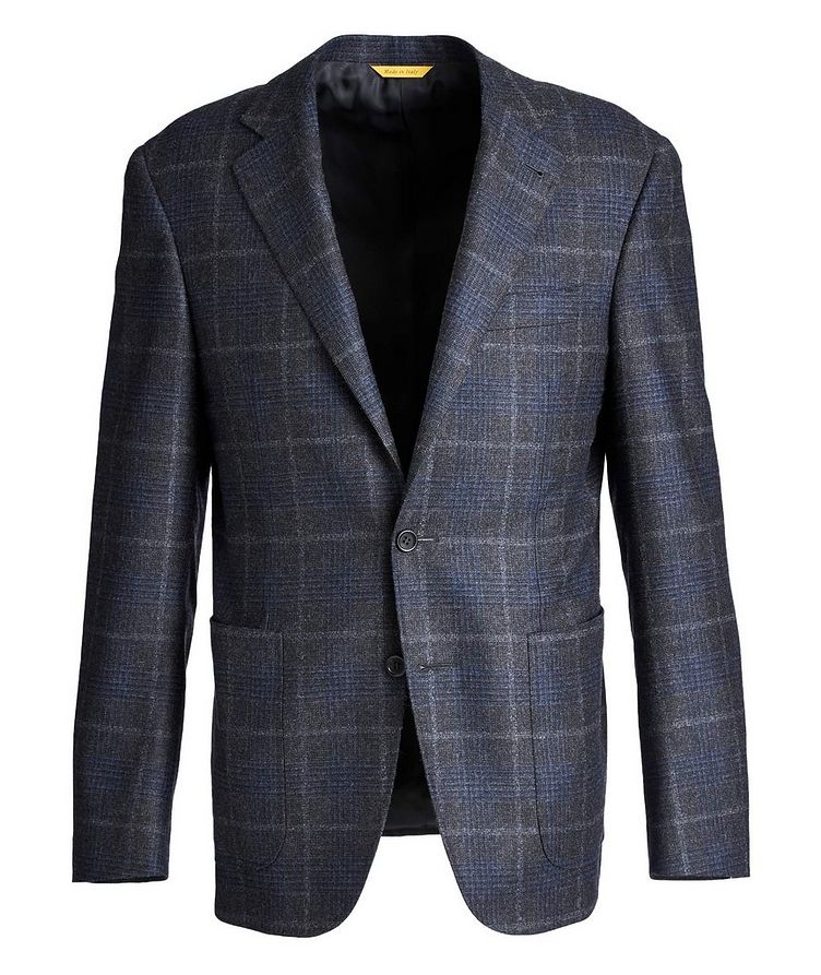 Kei Checked Wool-Cashmere Sports Jacket image 0
