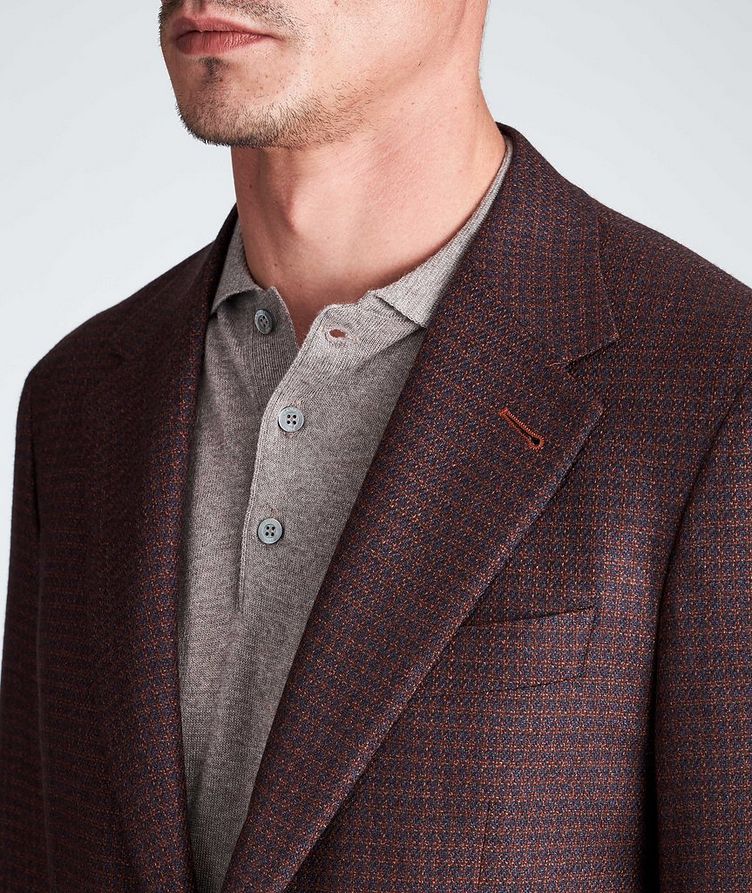 Contemporary Fit Wool-Silk Sports Jacket image 3
