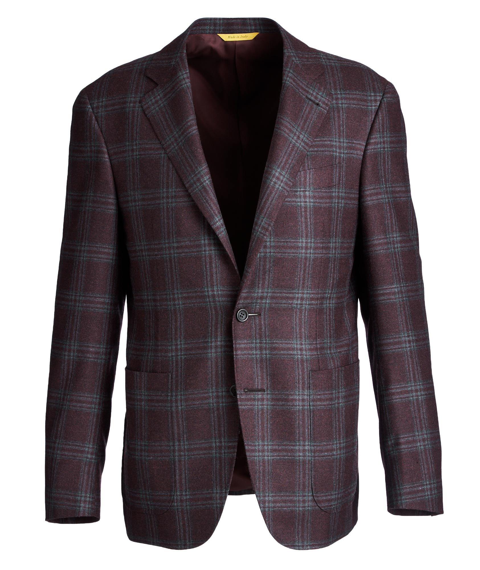 Kei Checked Wool-Cashmere Sports Jacket image 0