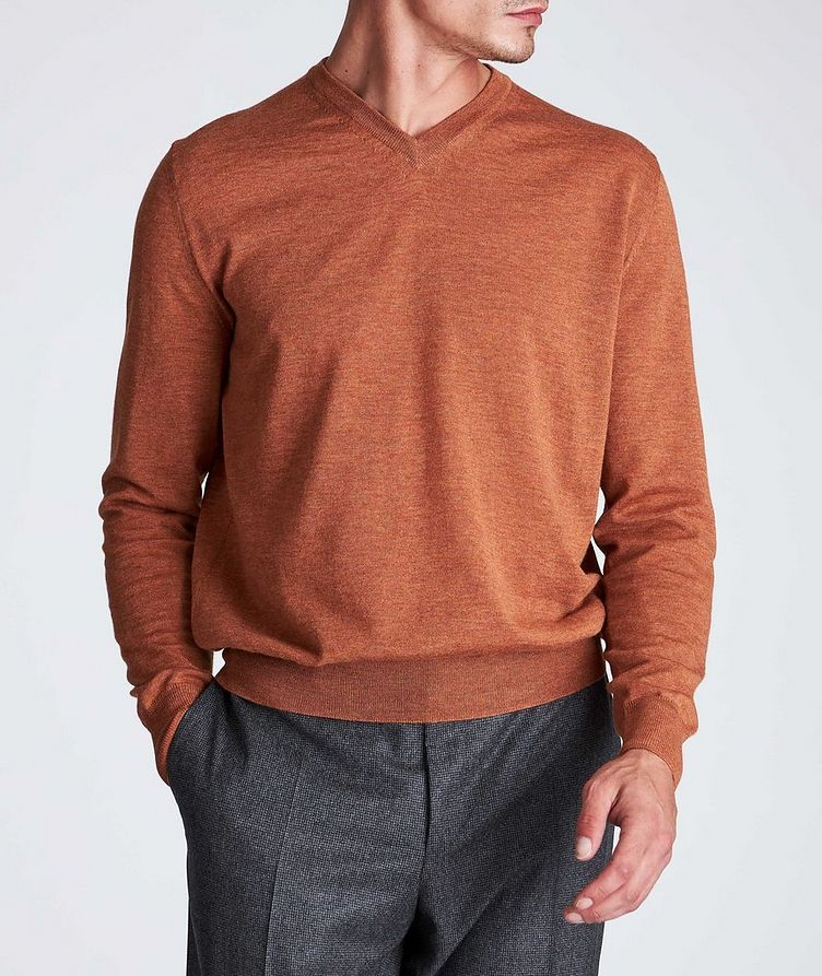 V-Neck Wool Sweater image 1