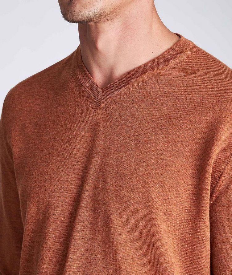 V-Neck Wool Sweater image 3
