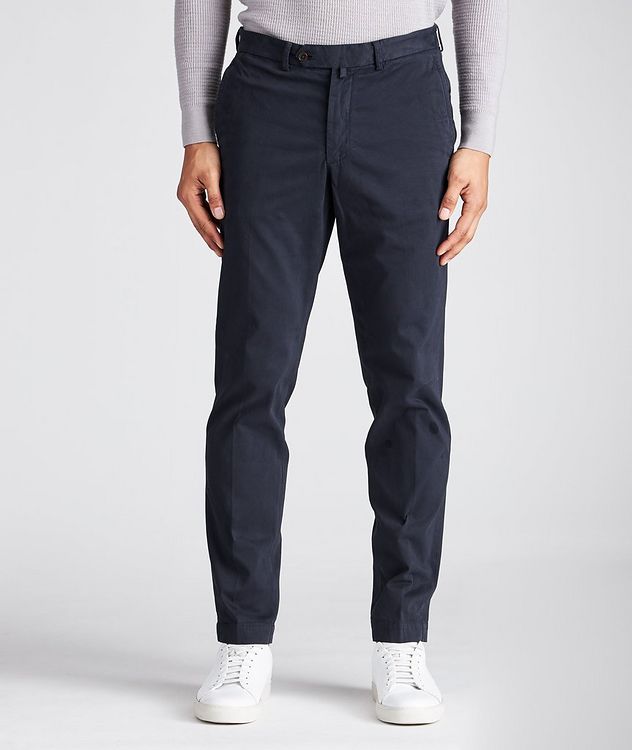 Stretch-Cotton Twill Chinos picture 1