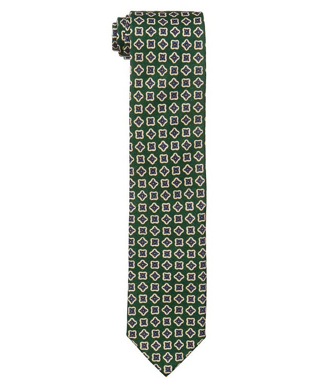 Neat Printed Silk Tie picture 1