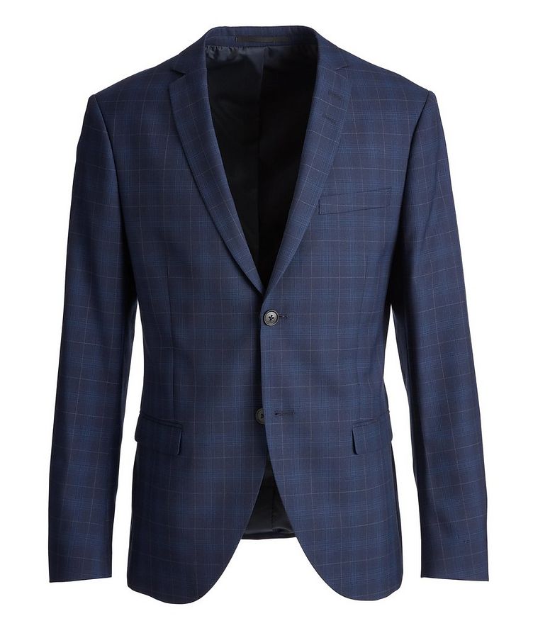 Slim-Fit S.Jules Checked Wool-Blend Suit image 0