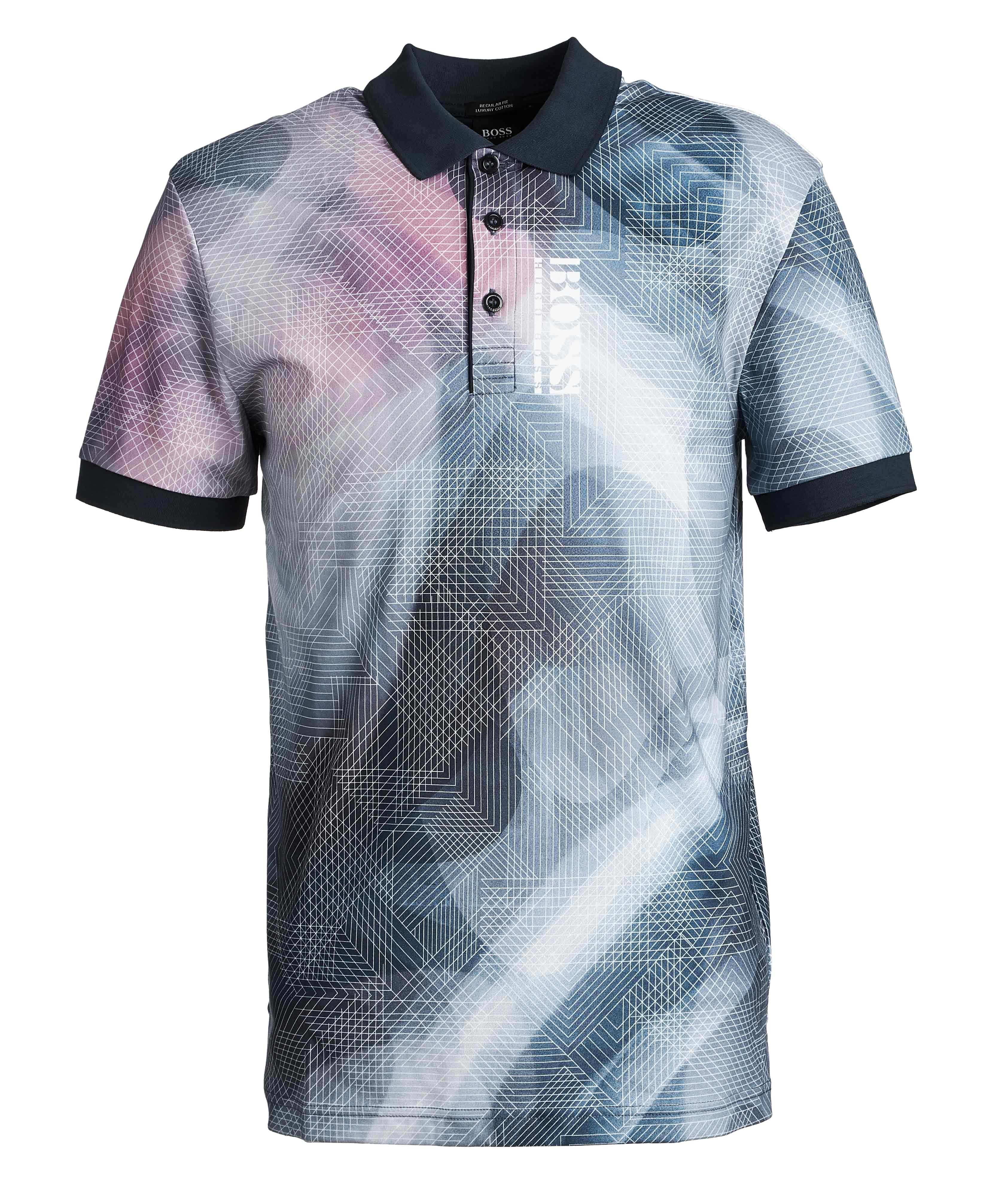 Printed Cotton-Jersey Polo image 0