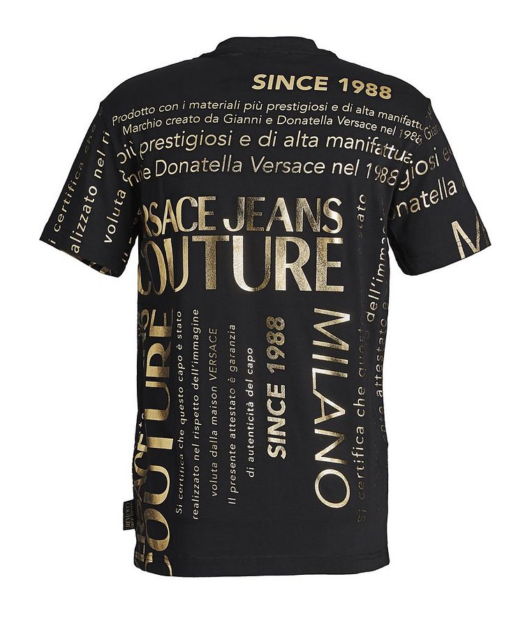 Text-Printed Cotton T-Shirt image 1