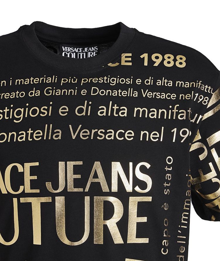 Text-Printed Cotton T-Shirt image 2