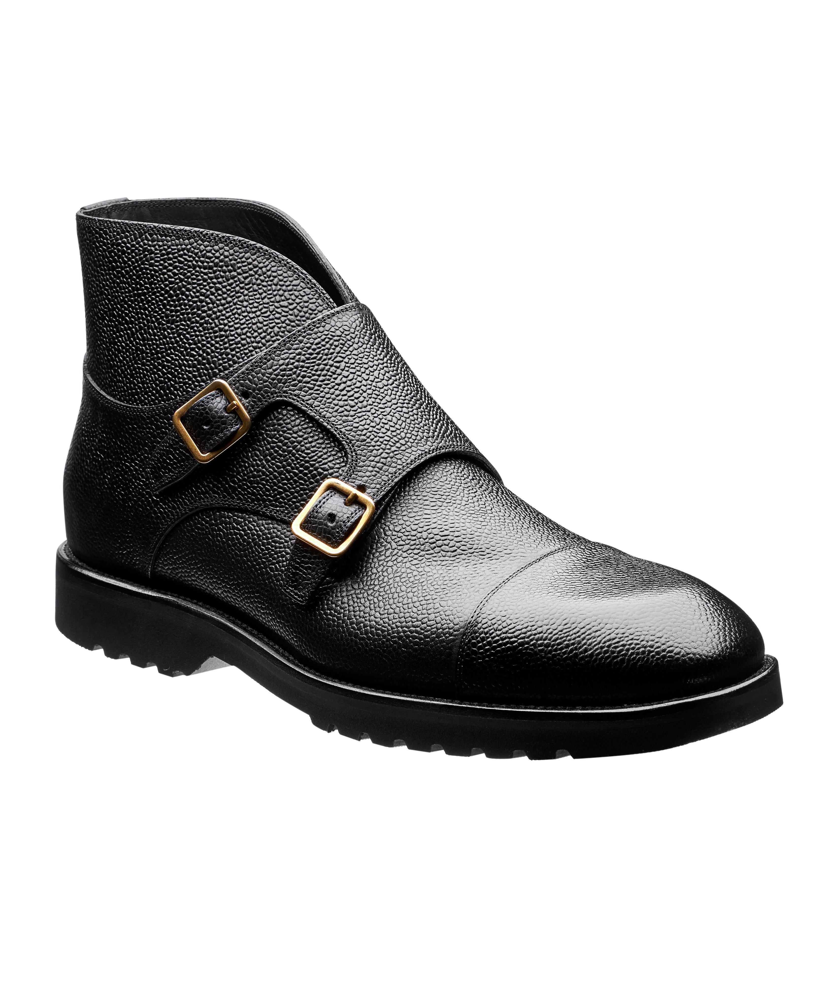 Leather Double-Monk Boots image 0