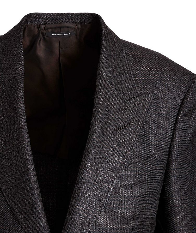 Shelton Checked Wool, Mohair, and Silk Sports Jacket image 2