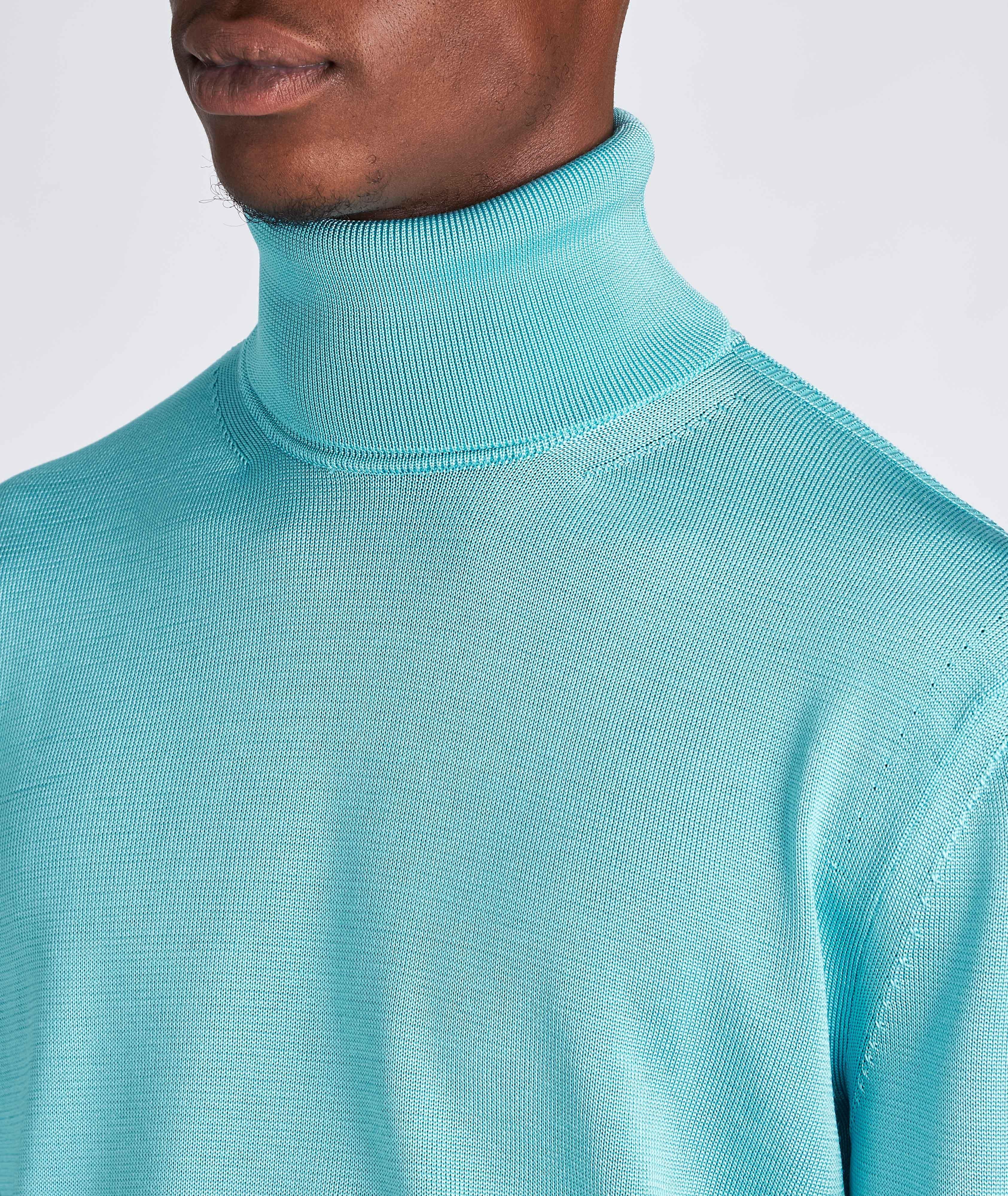 Silk-Wool Turtleneck image 3