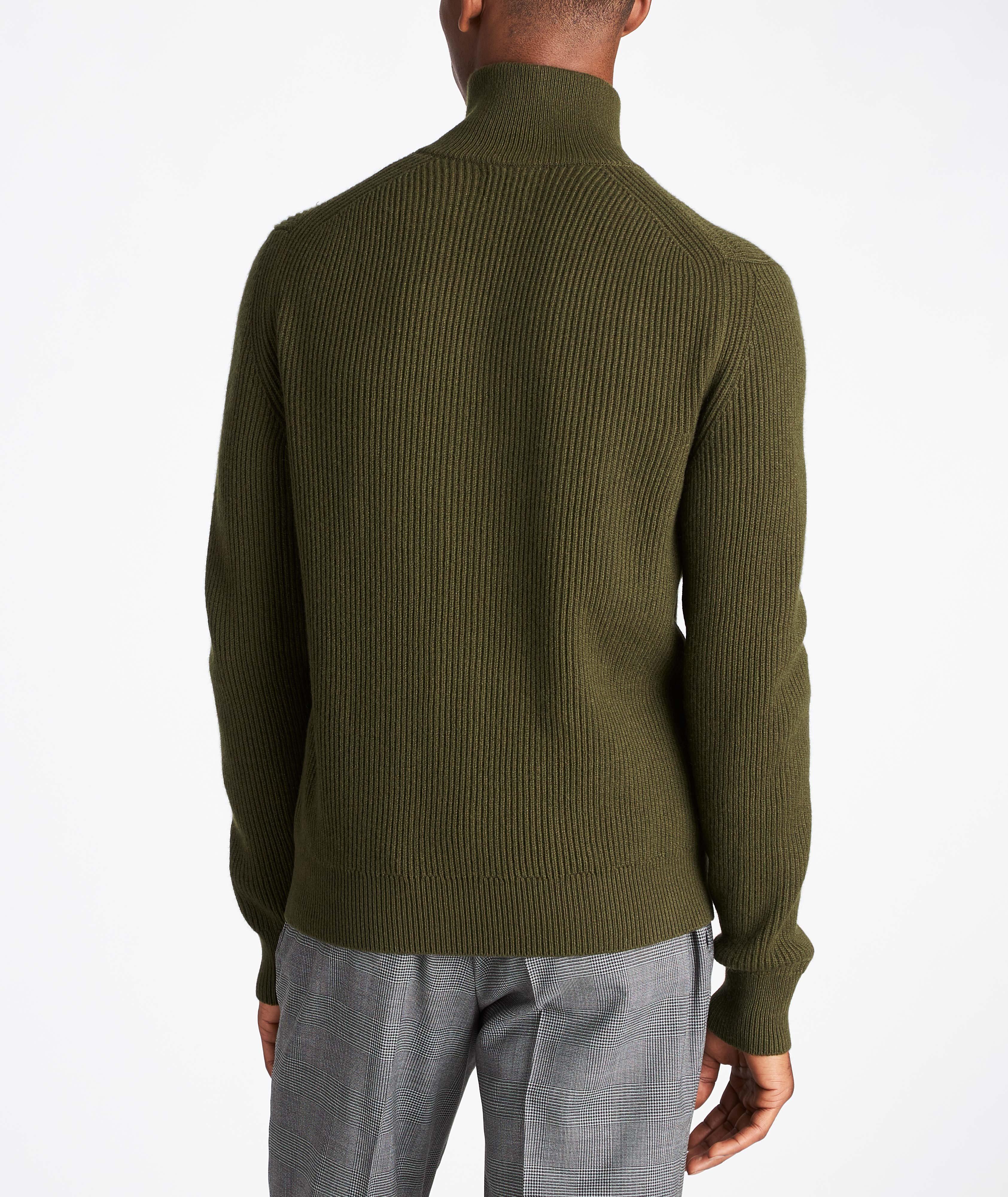 Zip-Up Cashmere Cardigan image 2