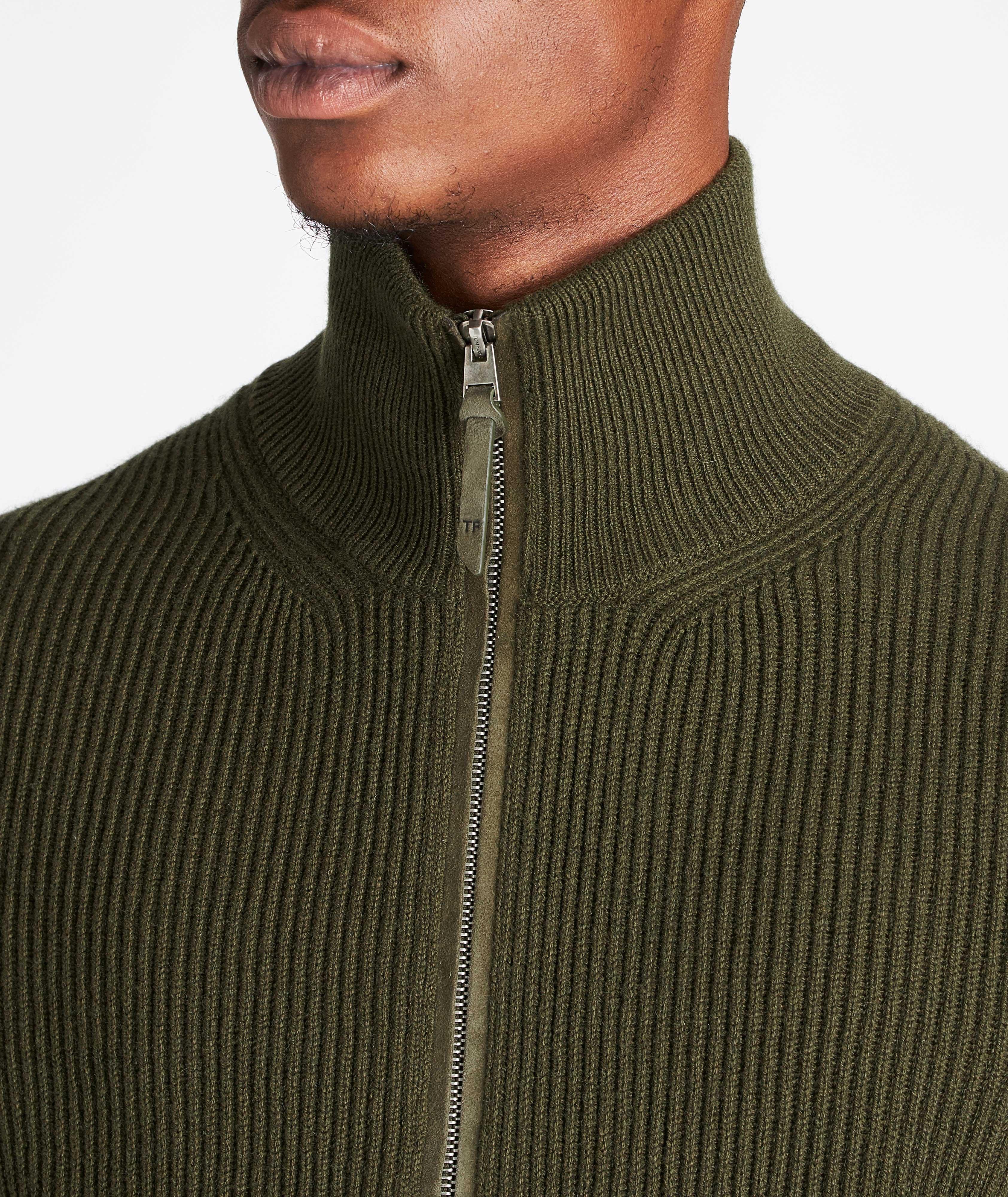 Zip-Up Cashmere Cardigan image 3