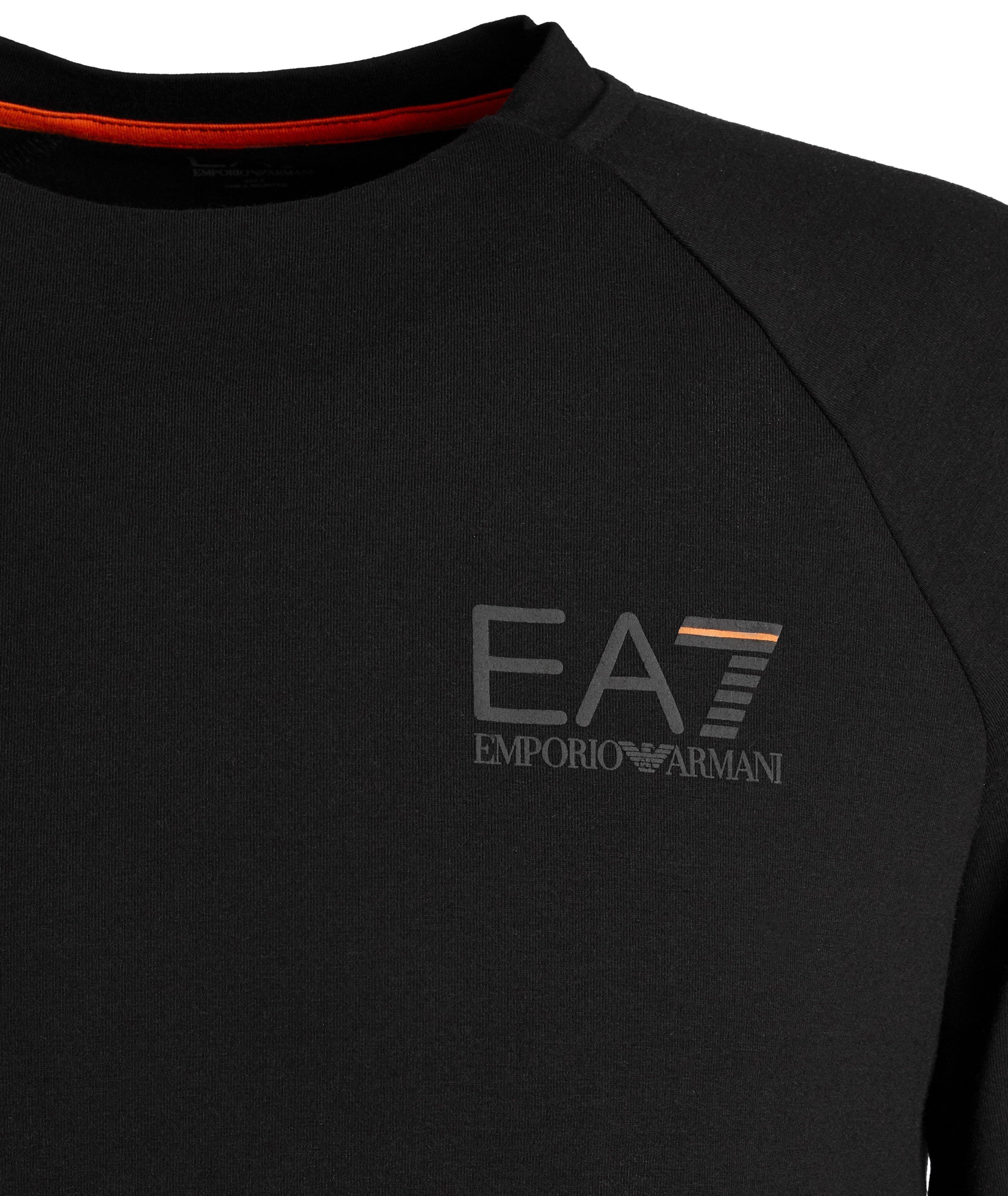 T-shirt en mélange de coton à manches longues, collection EA7 image 1