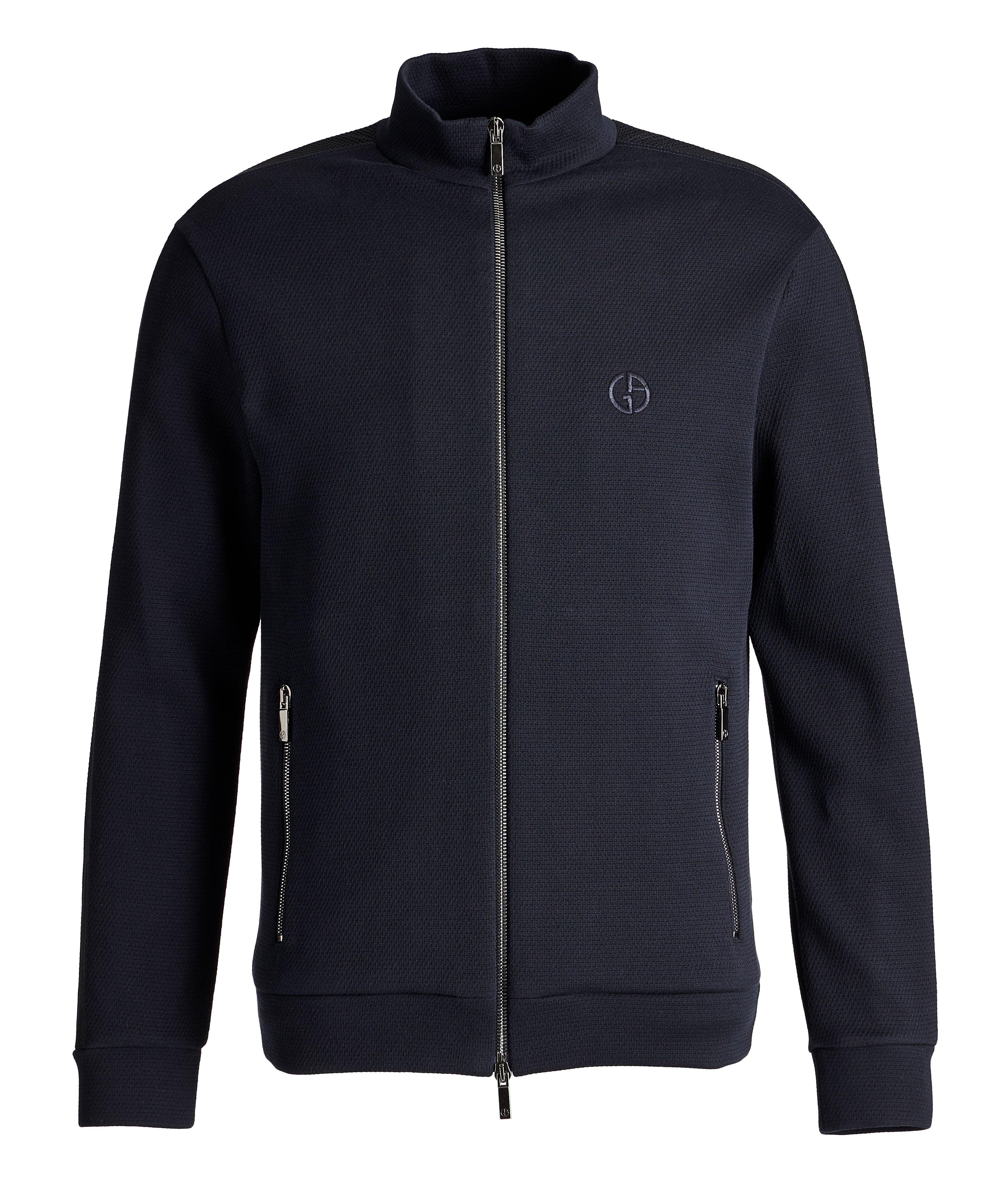 Zip-Up Cotton-Blend Jacket image 0