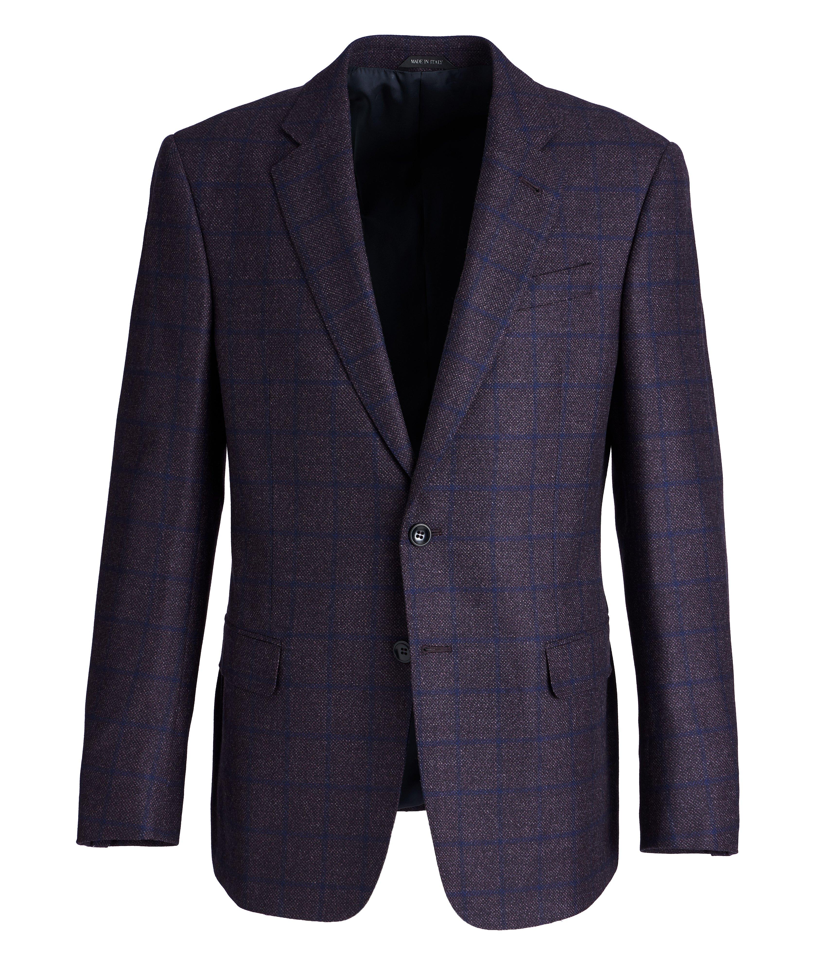 Soft Construction Checked Wool Sports Jacket image 0
