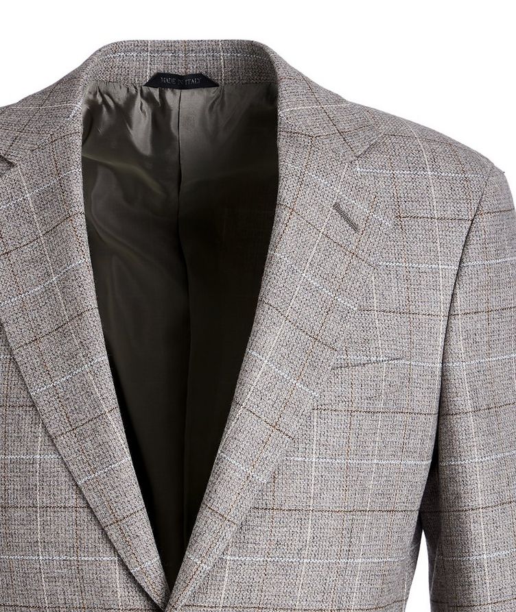 George Checked Wool-Cashmere Sports Jacket image 1