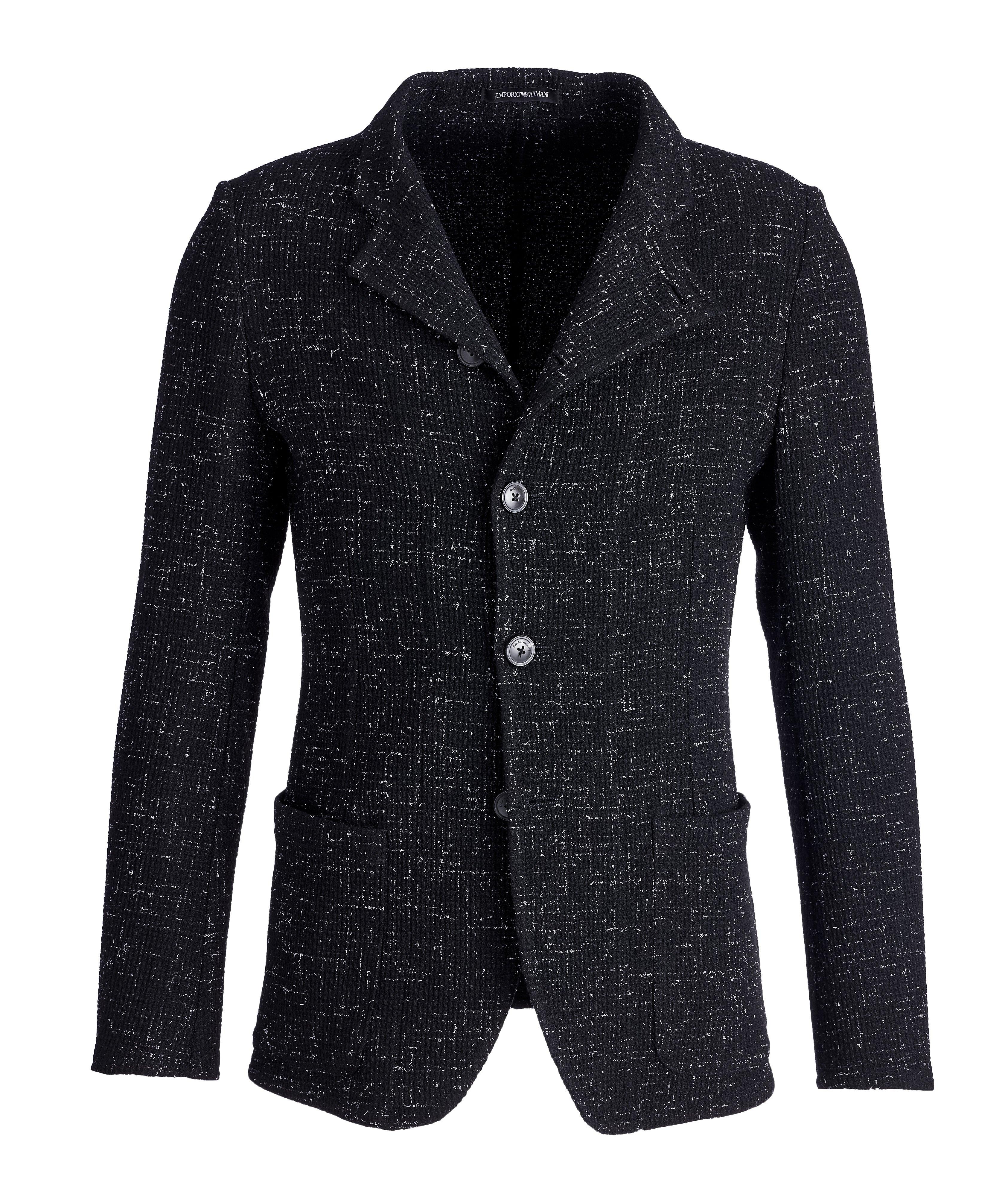 Unstructured Stretch-Wool Sports Jacket image 0