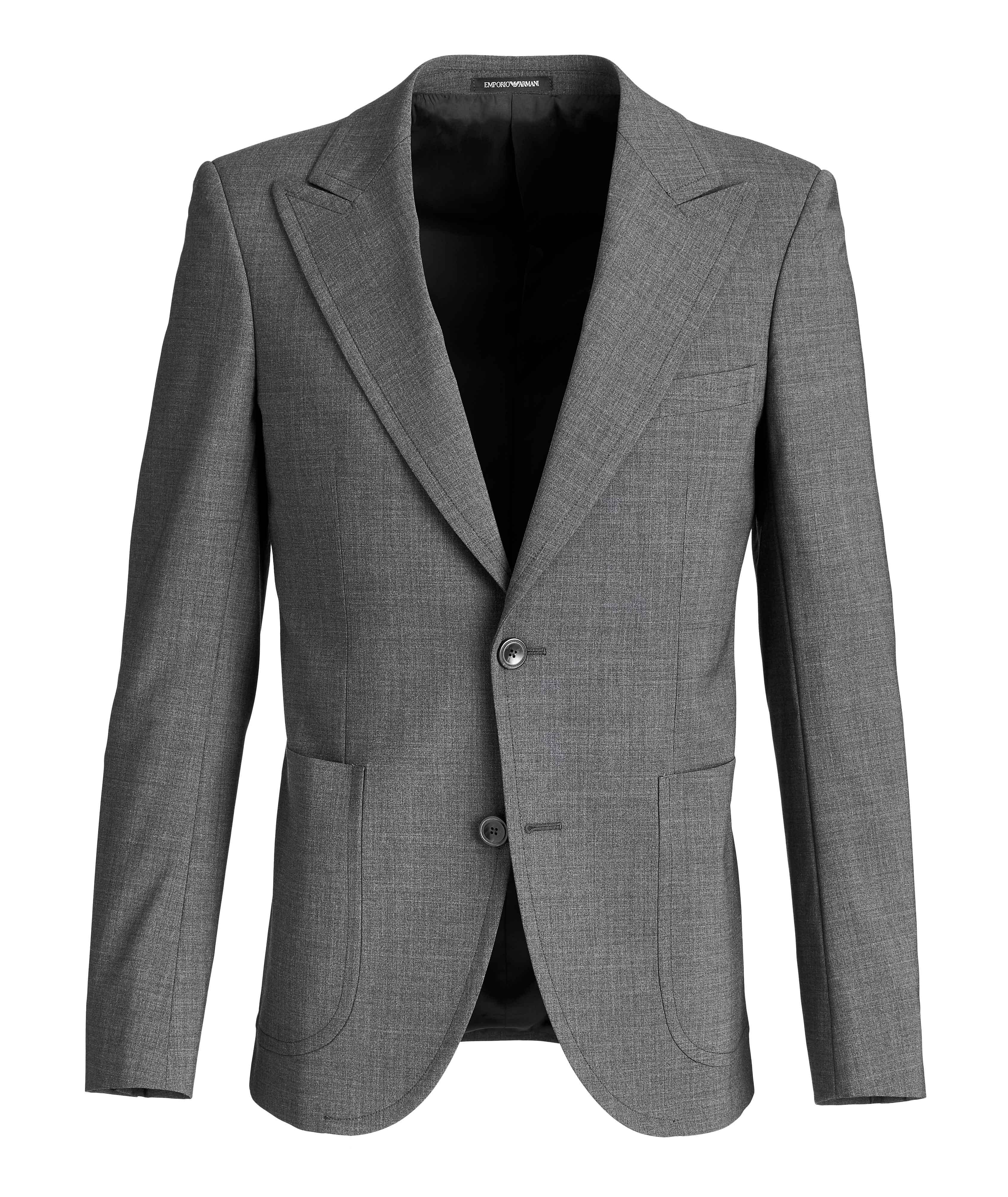Savile Line Stretch-Wool Suit image 0