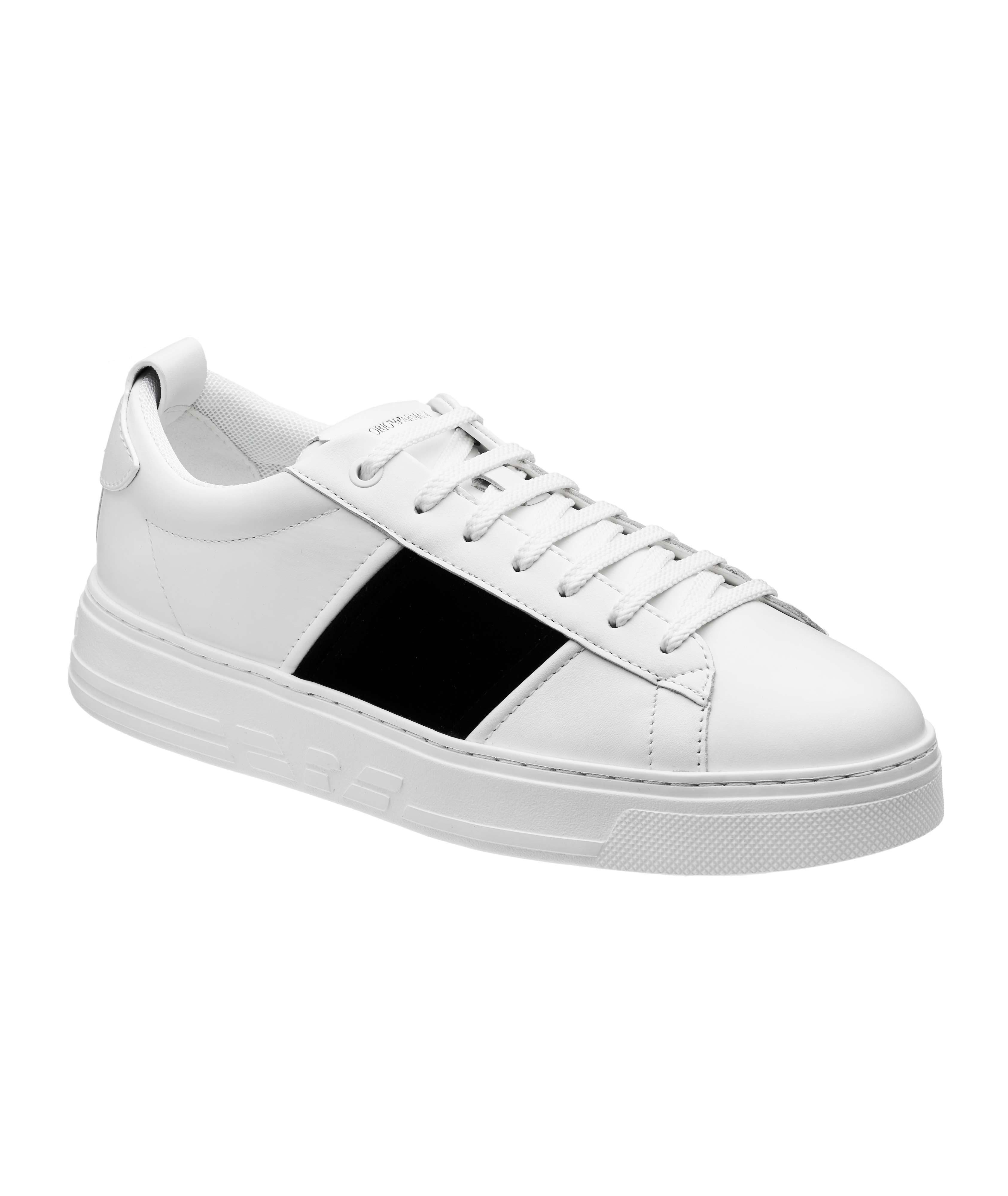 Leather and Suede Sneakers image 0