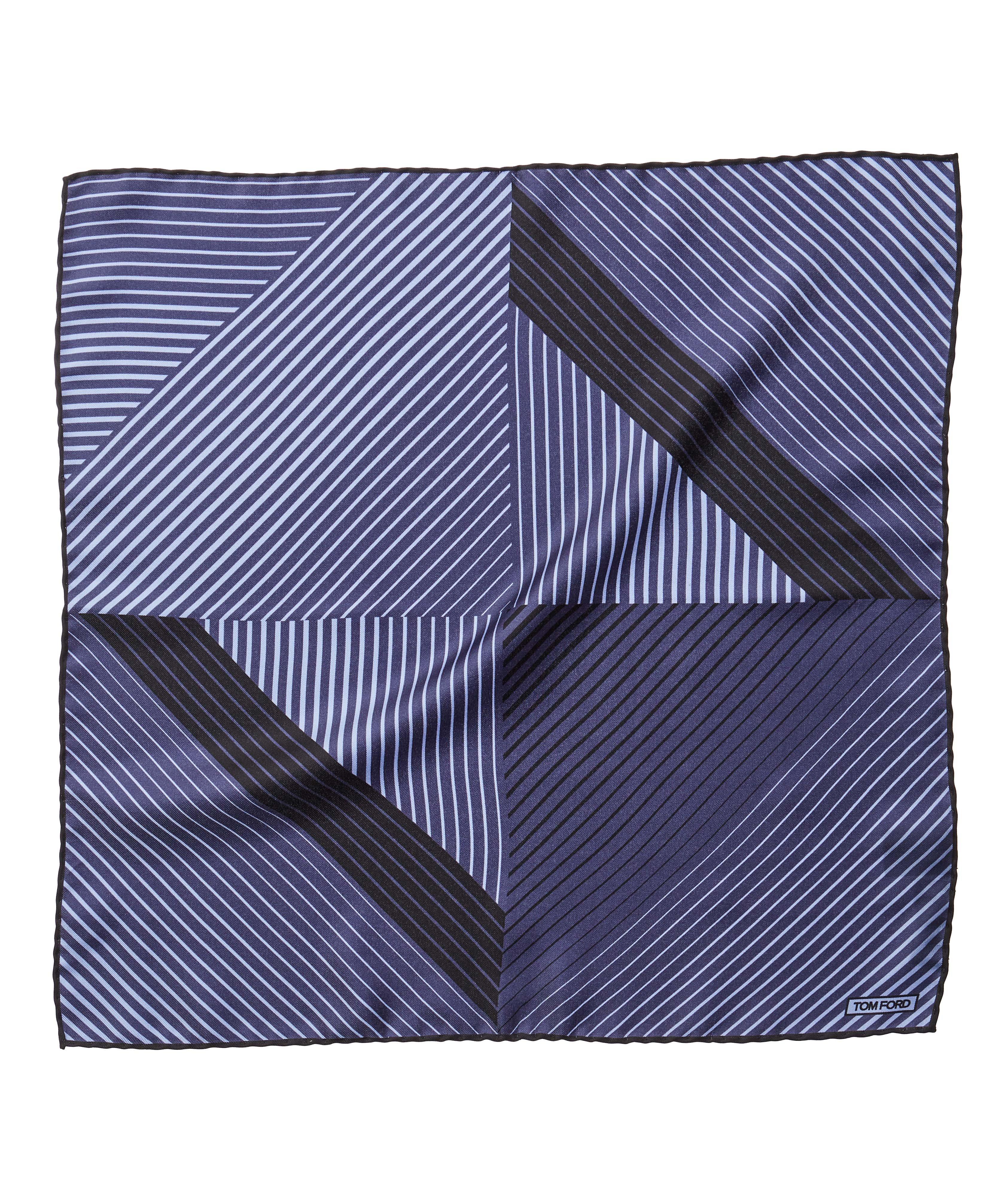 Printed Silk Pocket Square image 0