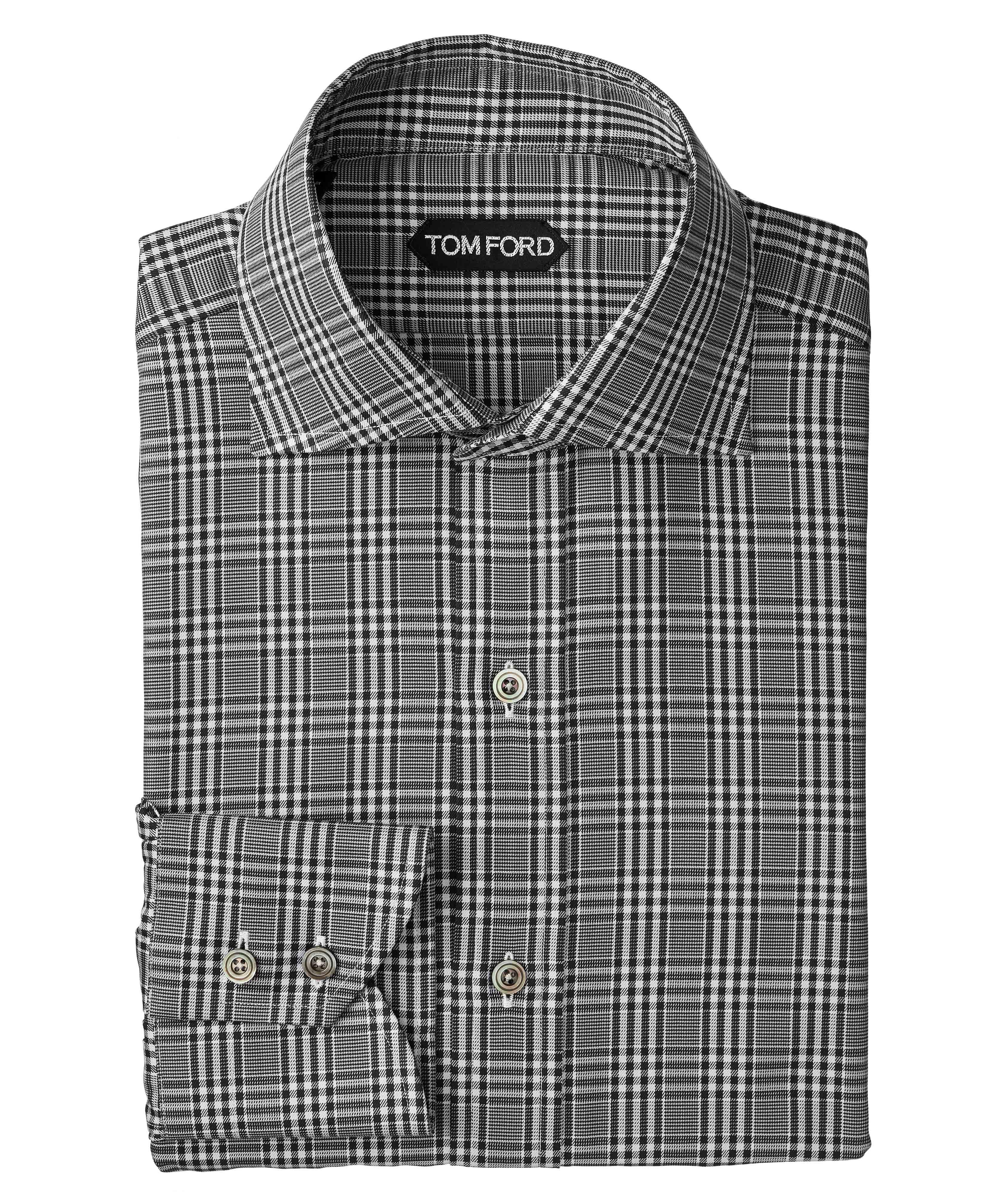 Classic Fit Plaid Dress Shirt image 0