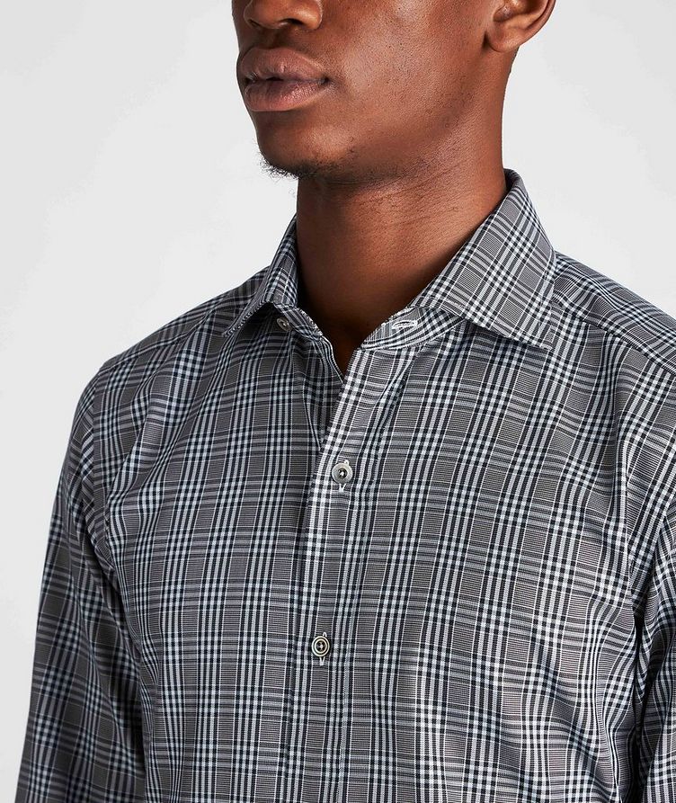 Chemise habillée à carreaux de coupe classique image 3