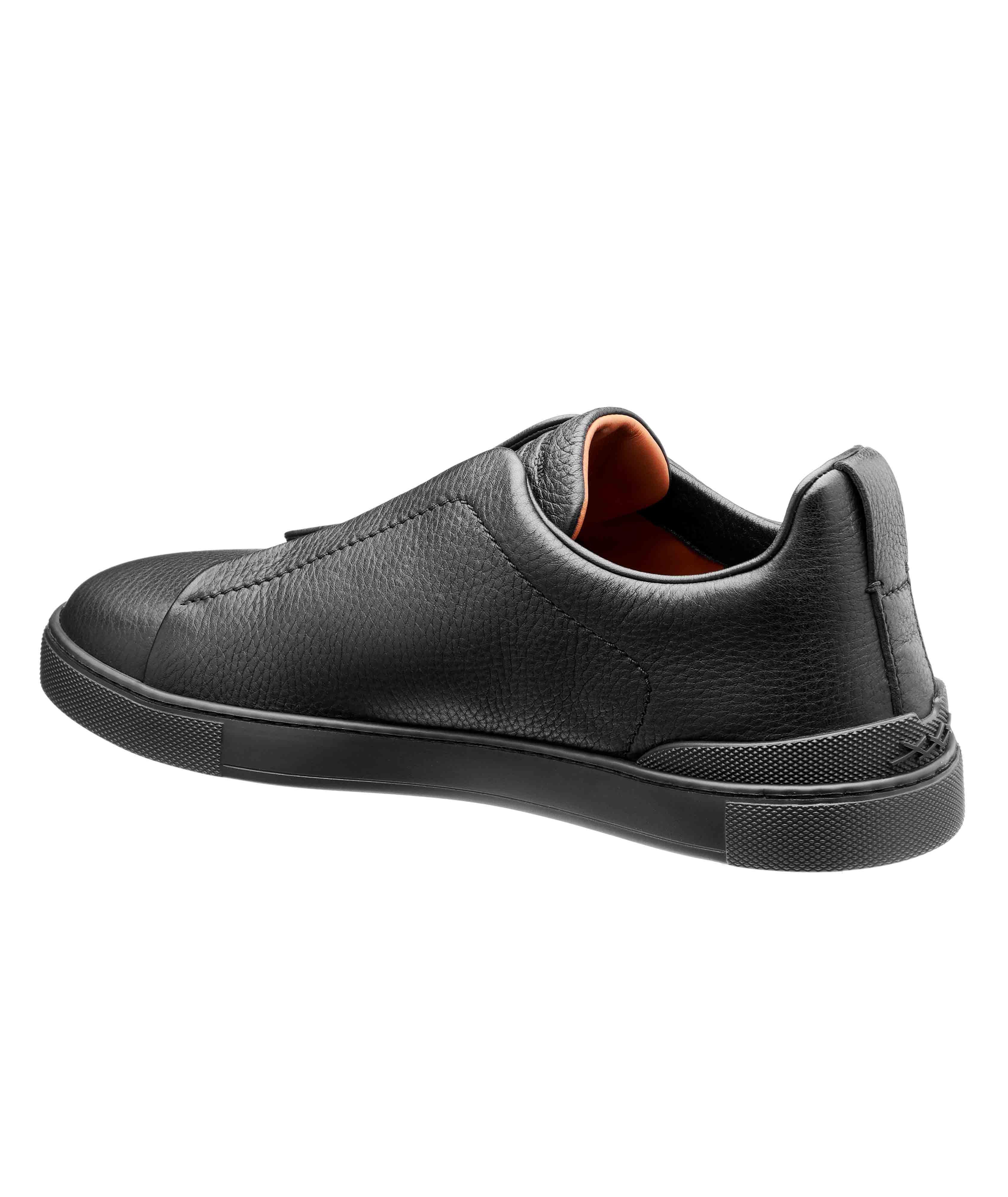 Leather Triple Stitch Sneakers image 1