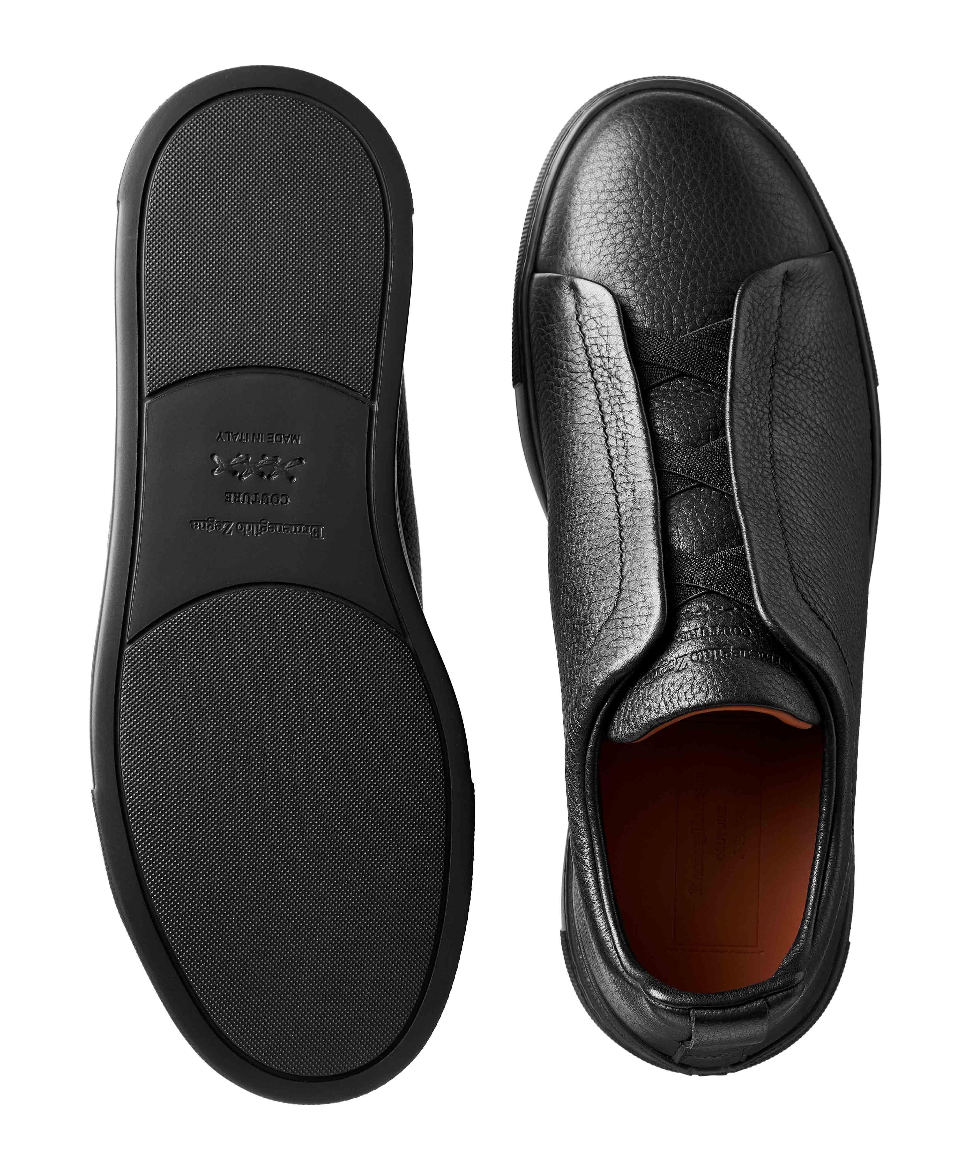 Leather Triple Stitch Sneakers image 2