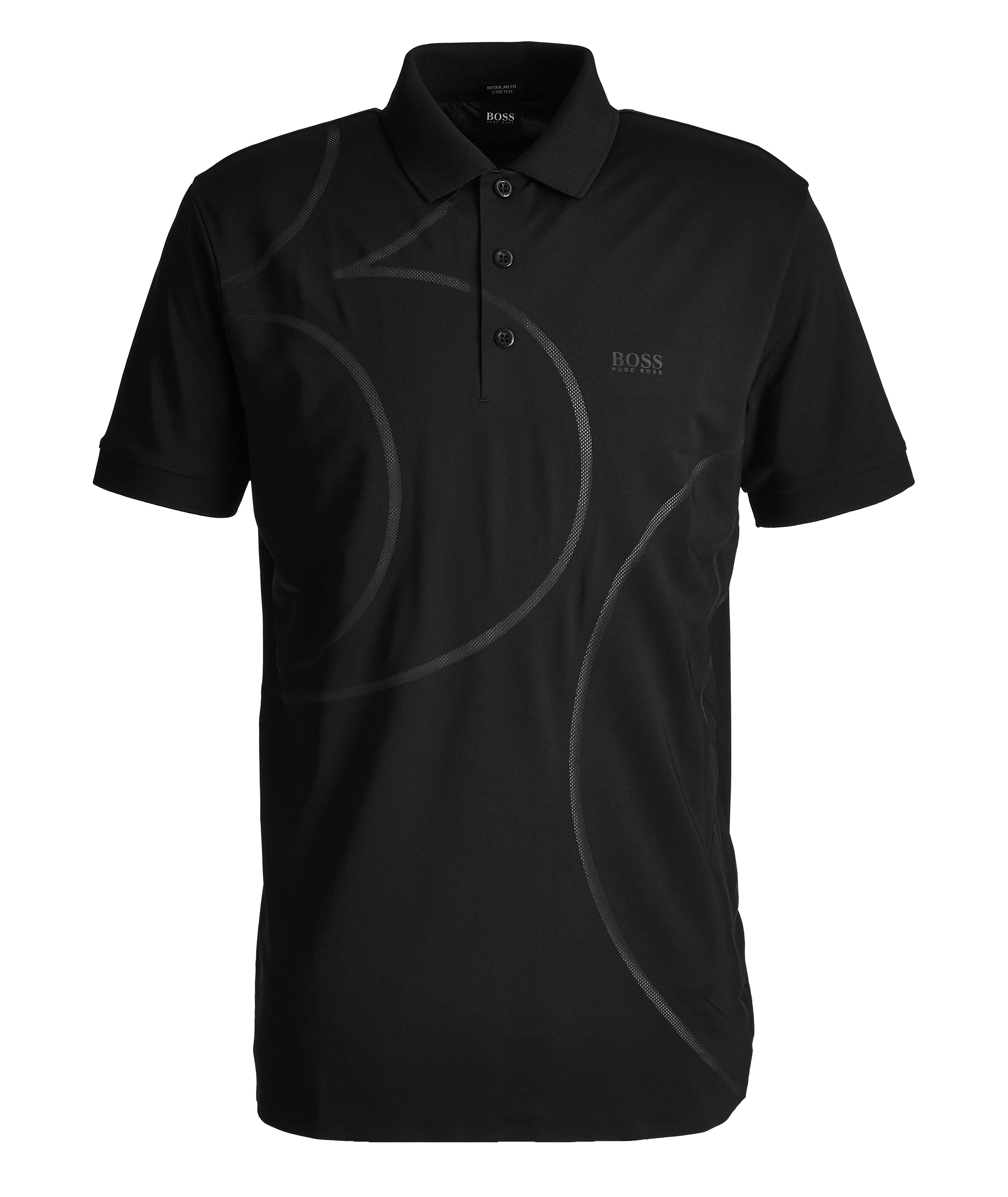 Paddy Swirl Mesh Stretch Polo image 0