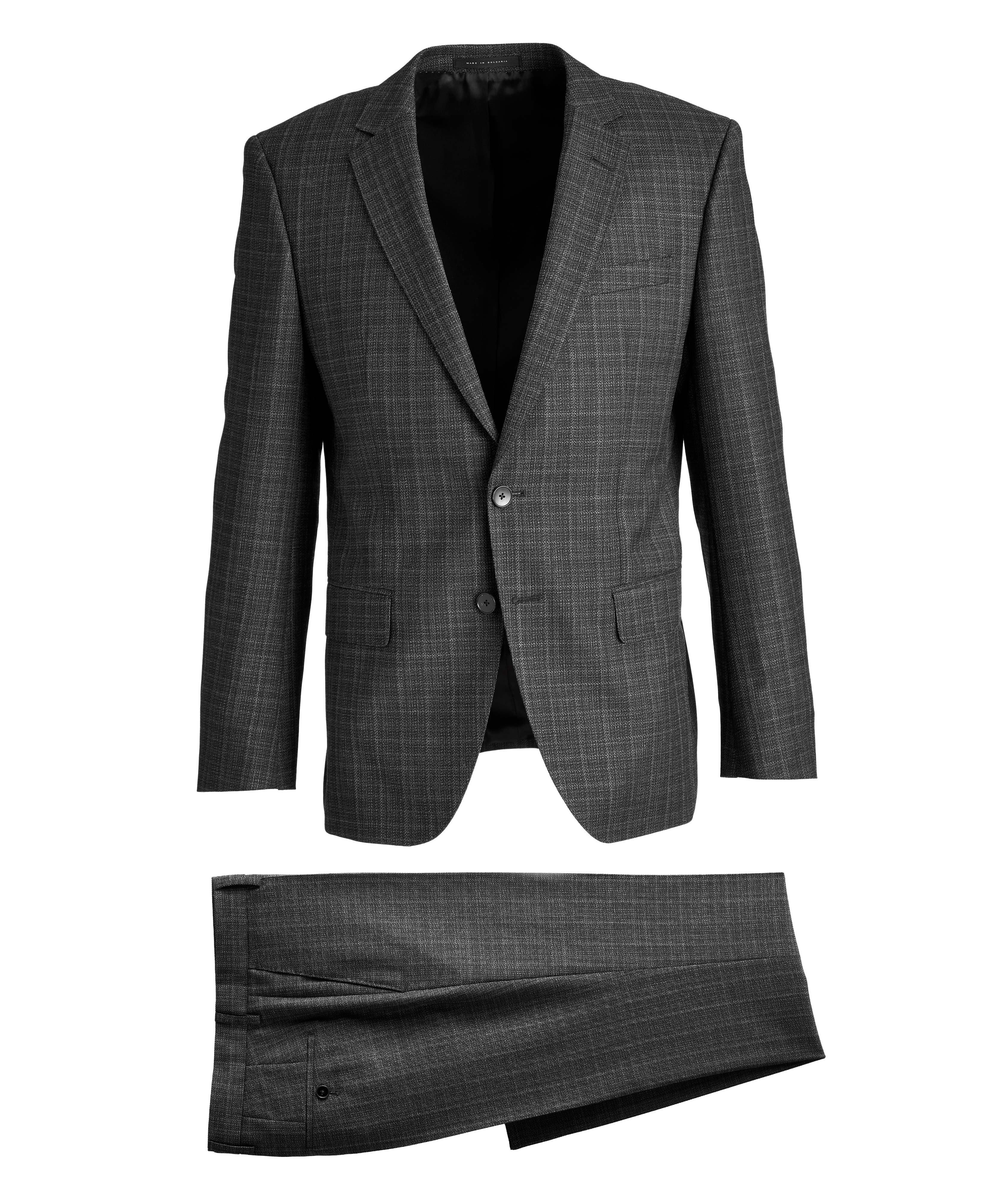 Huge6/Genius5 Slim-Fit Checked Wool Suit image 0