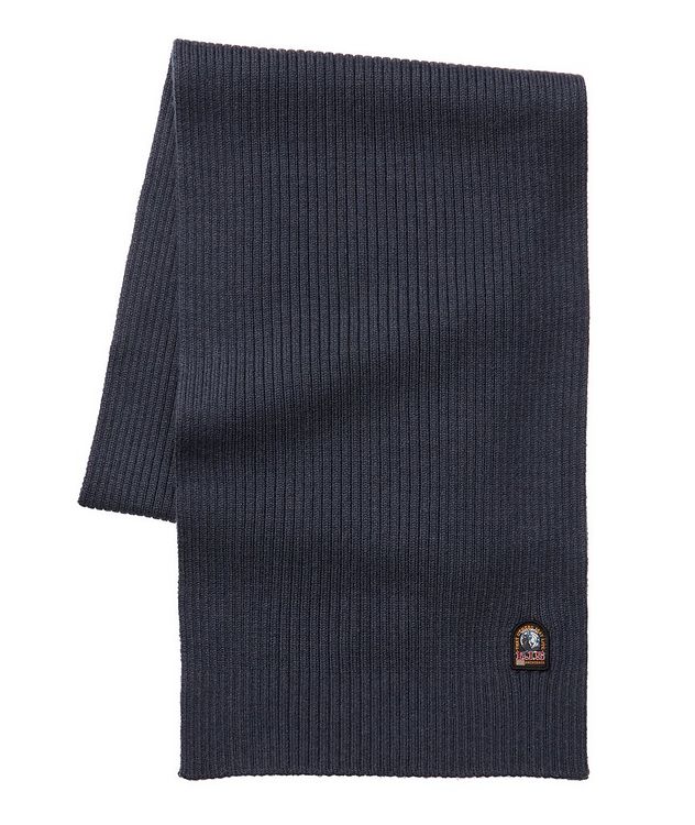 Écharpe en tricot côtelé de laine picture 1