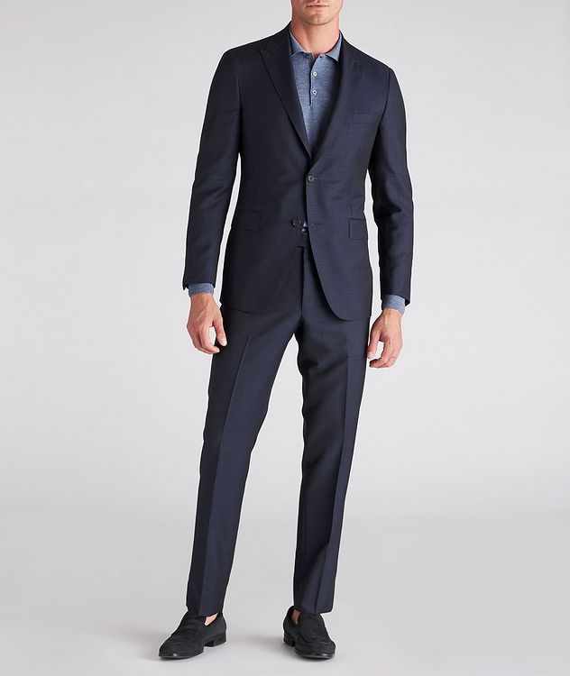 Madison Checked Wool-Mohair Suit picture 4